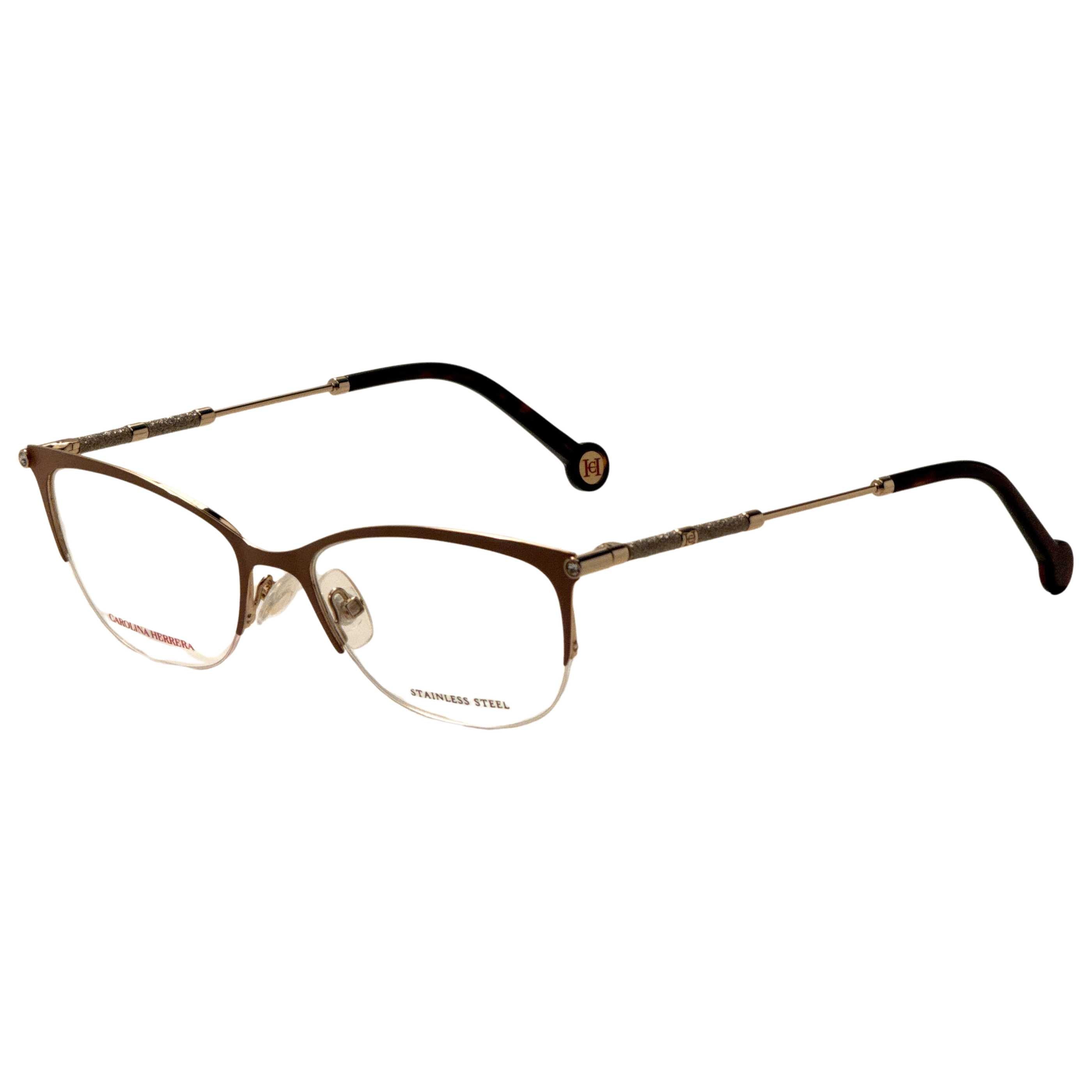 Gafas Oftálmicas Carolina Herrera Dorado Cat-Eye HER0153-BKU-54