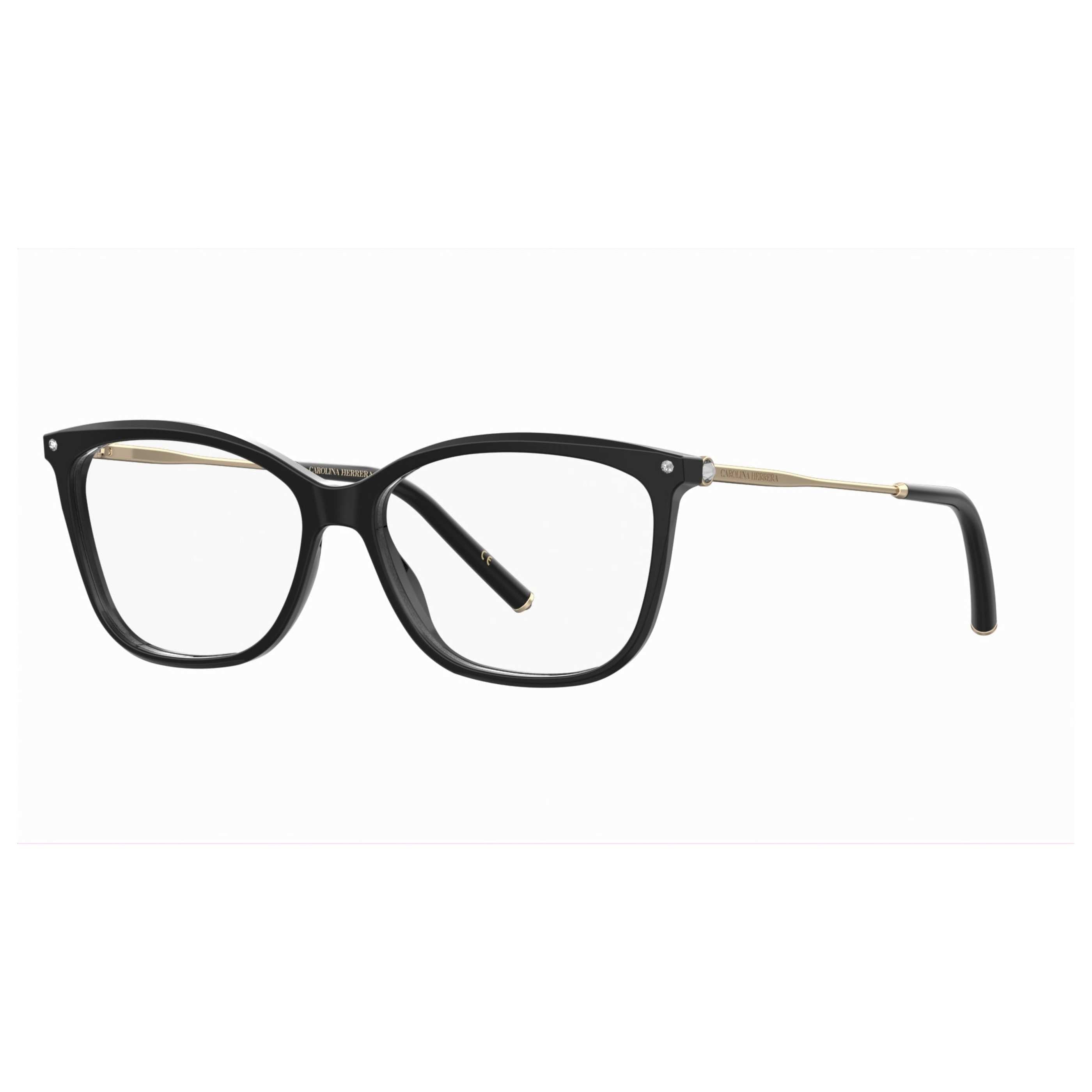 Gafas Oftálmicas Carolina Herrera Negro Rectangular HER0154-807-56