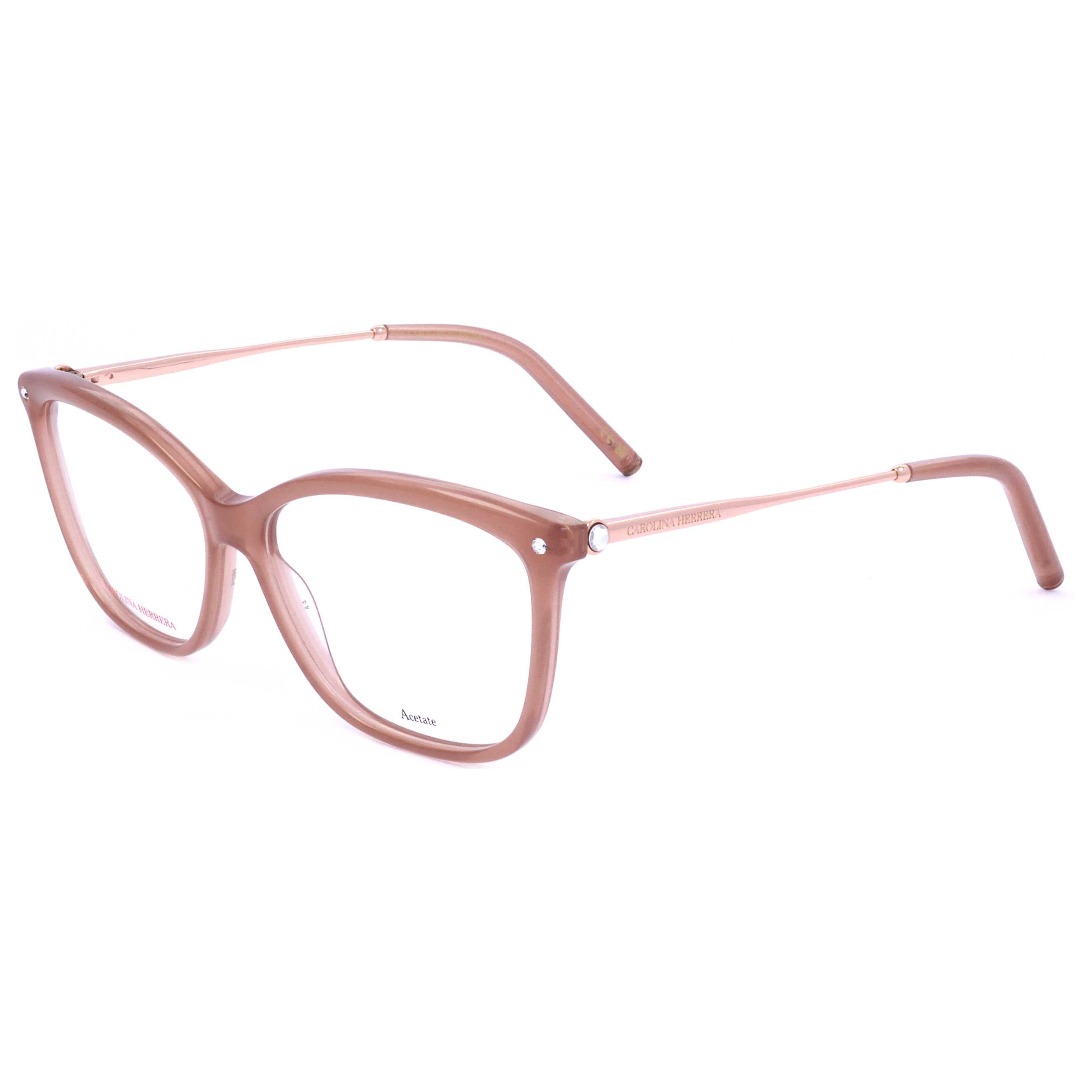 Gafas Oftálmicas Carolina Herrera Beige Cat-Eye HER0154-KON-56