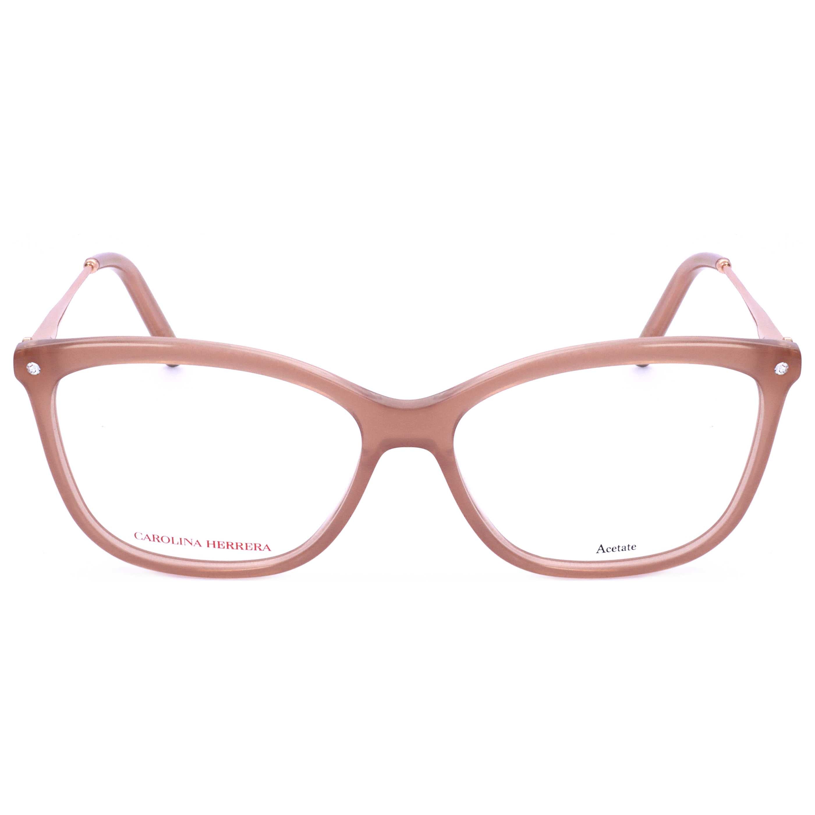 Gafas Oftálmicas Carolina Herrera Beige Cat-Eye HER0154-KON-56