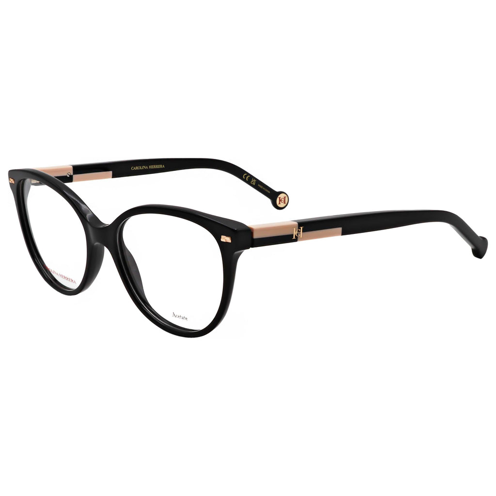 Gafas Oftálmicas Carolina Herrera Negro Redonda HER0158-KDX-53