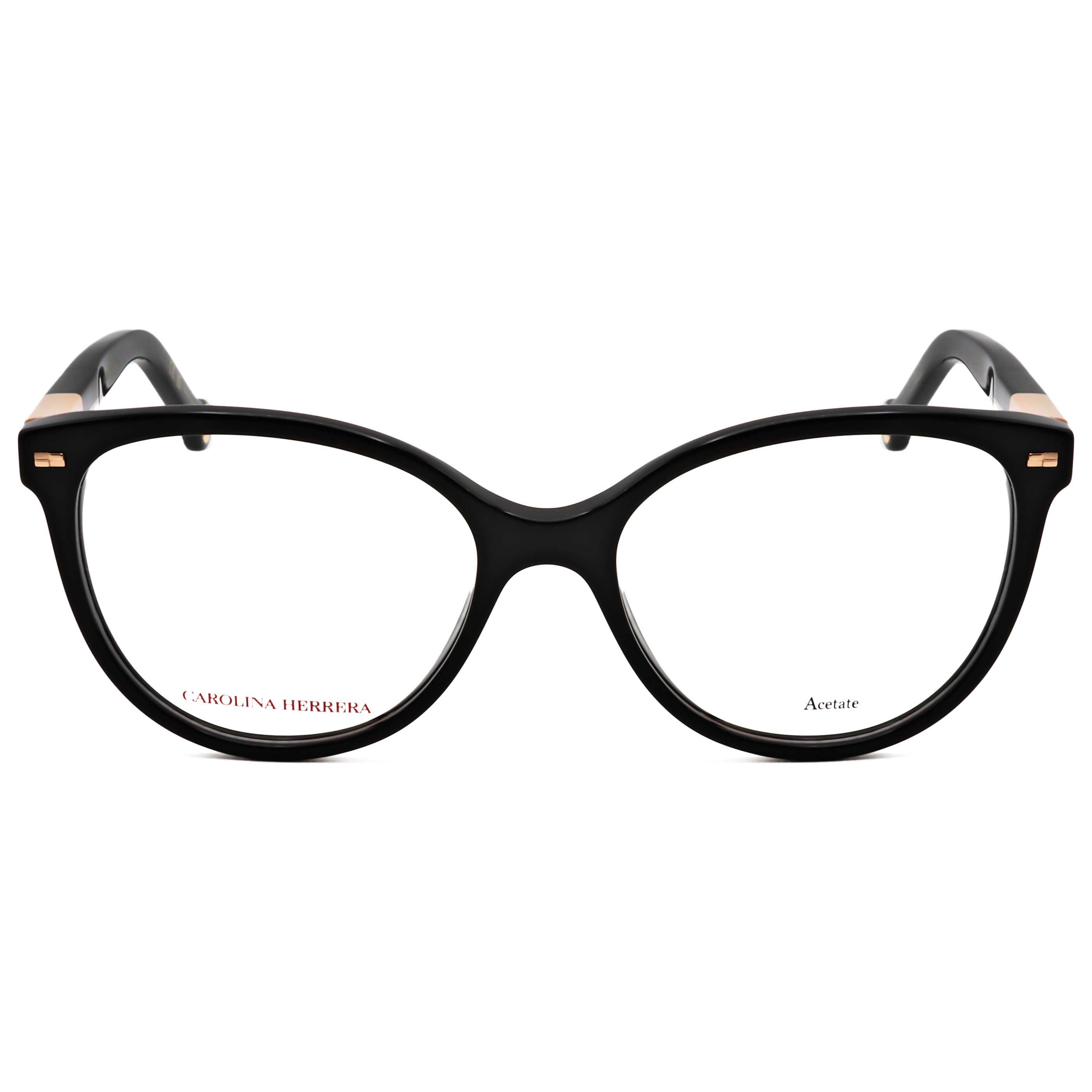 Gafas Oftálmicas Carolina Herrera Negro Redonda HER0158-KDX-53