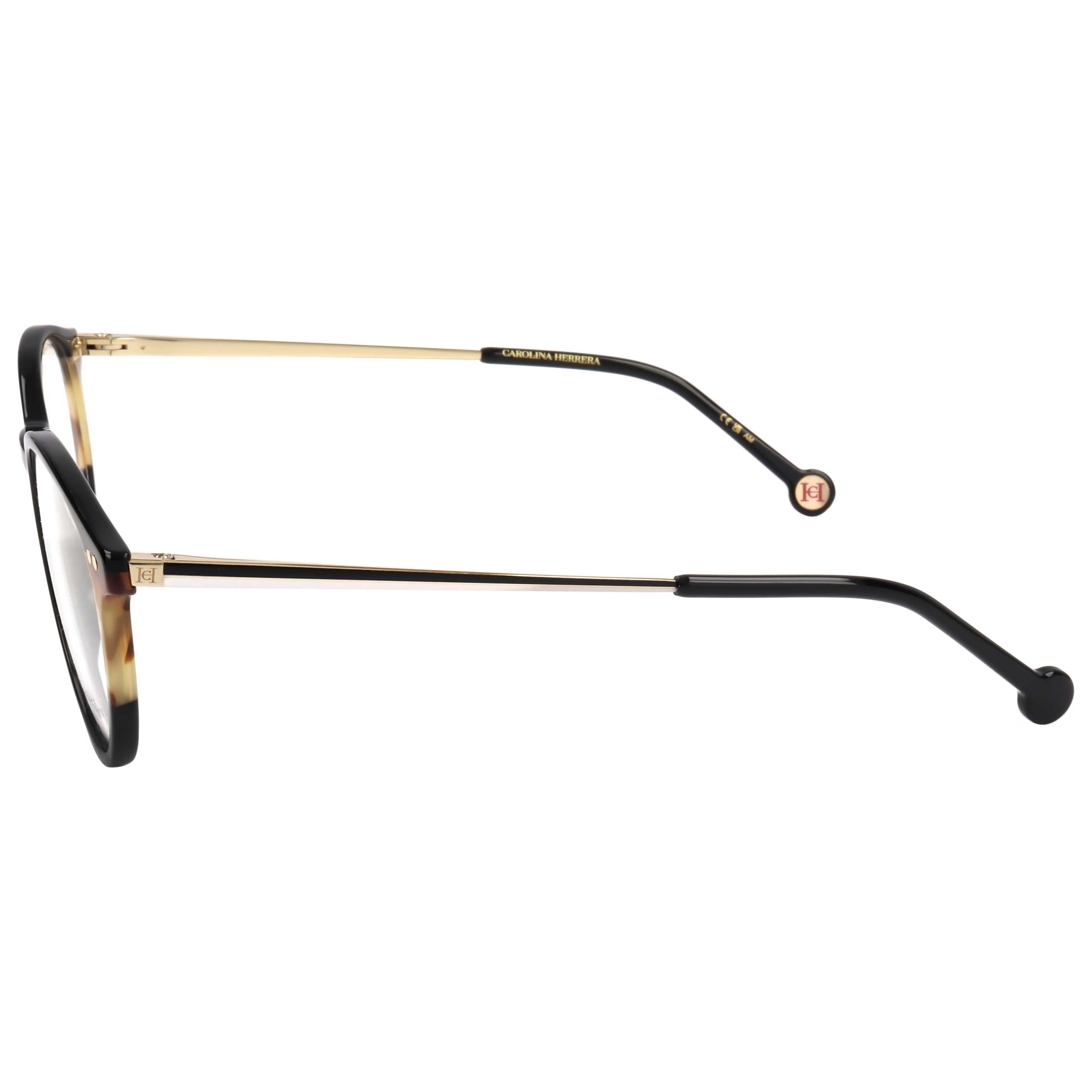 Gafas Oftálmicas Carolina Herrera Negro Redonda HER0166-WR7-51