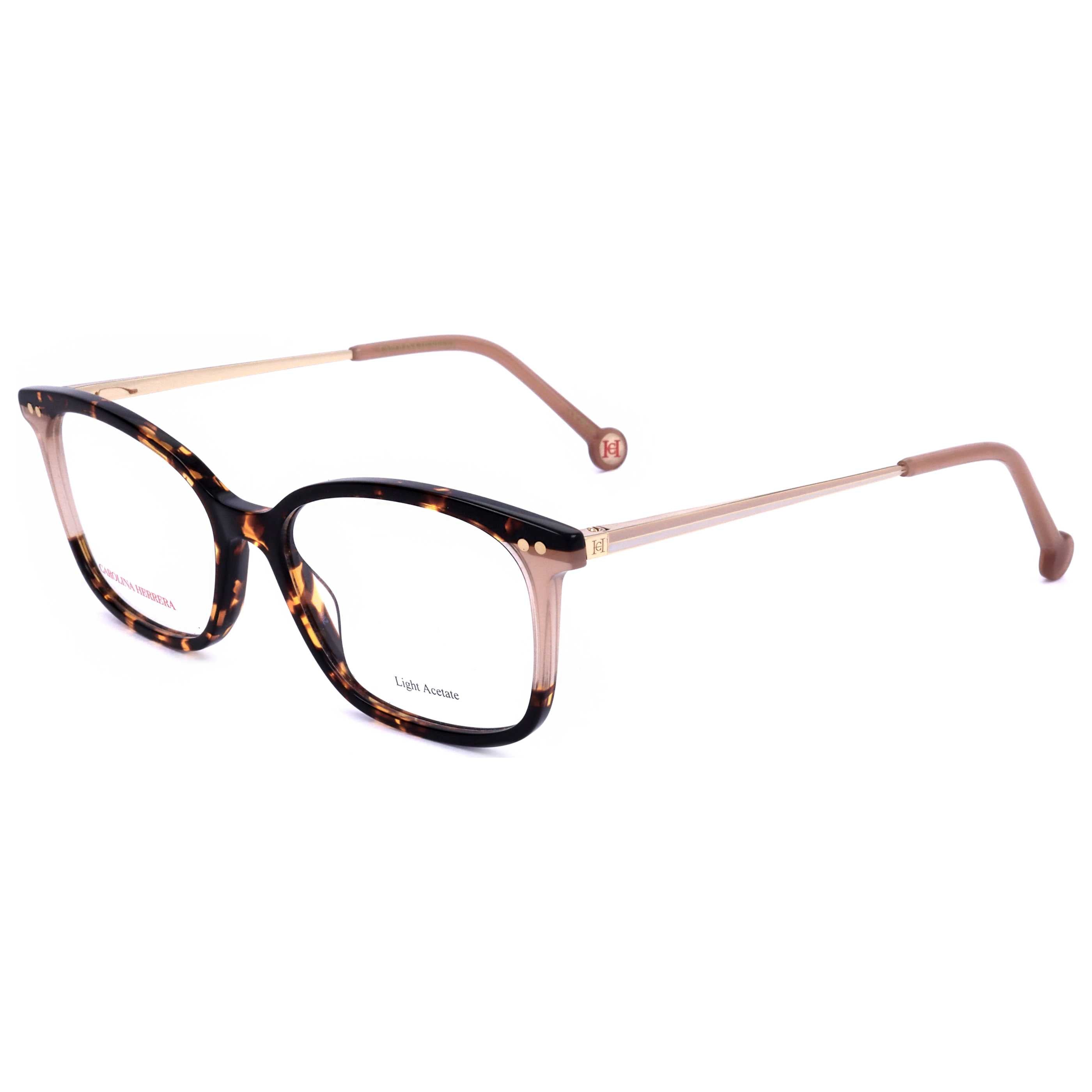 Gafas Oftálmicas Carolina Herrera Beige Rectangular HER0167-XLT-53