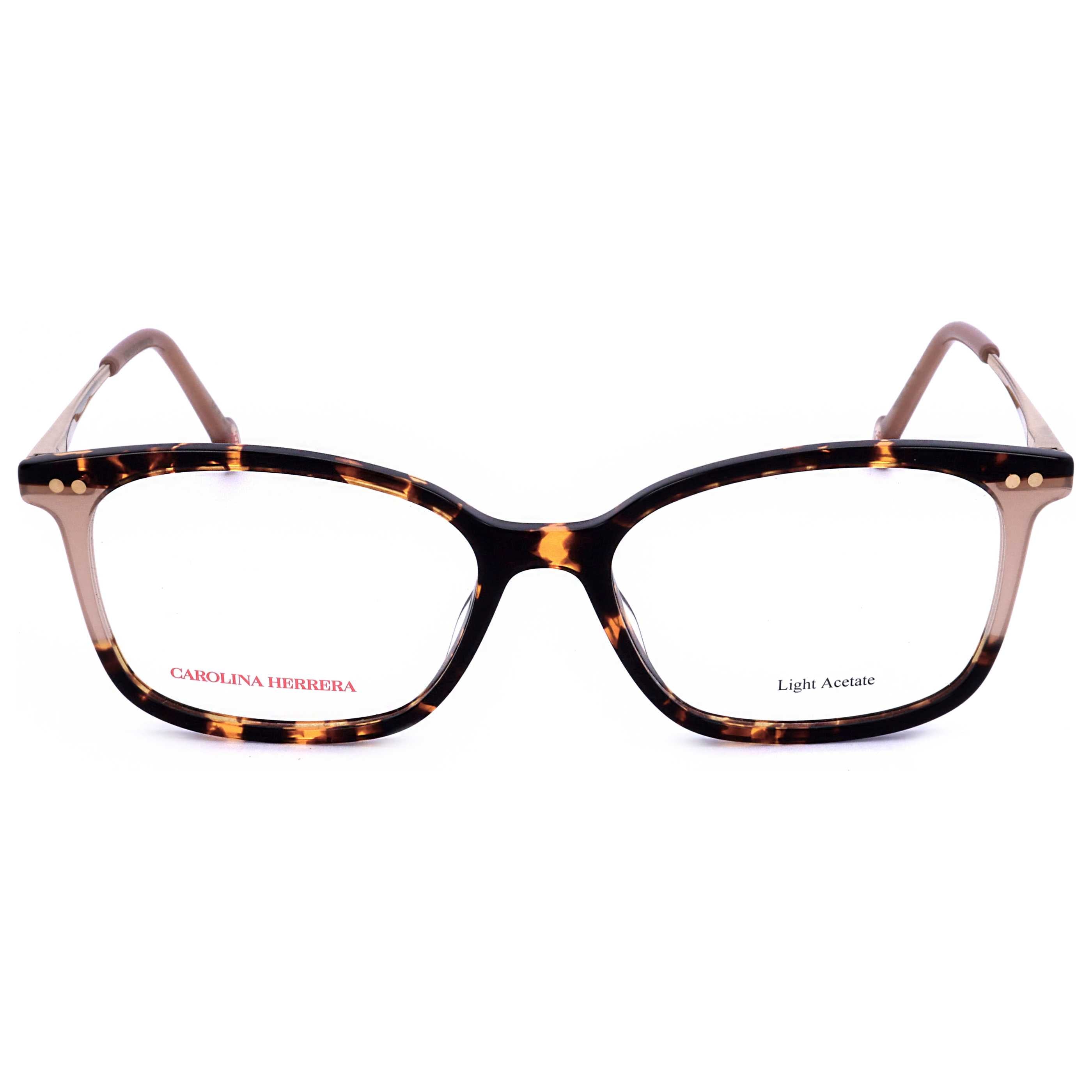 Gafas Oftálmicas Carolina Herrera Beige Rectangular HER0167-XLT-53