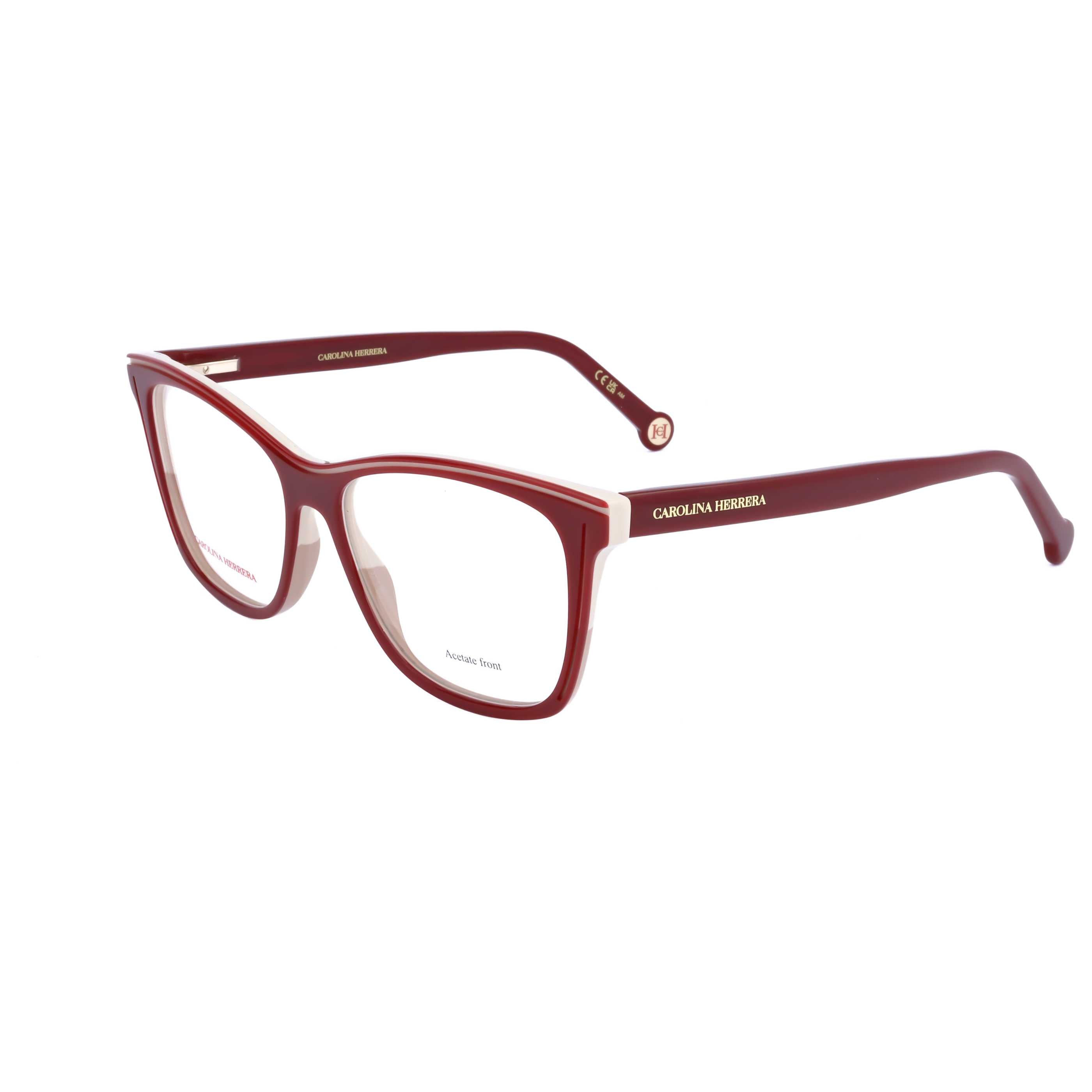 Gafas Oftálmicas Carolina Herrera Beige Cuadrada HER0172-R9S-53