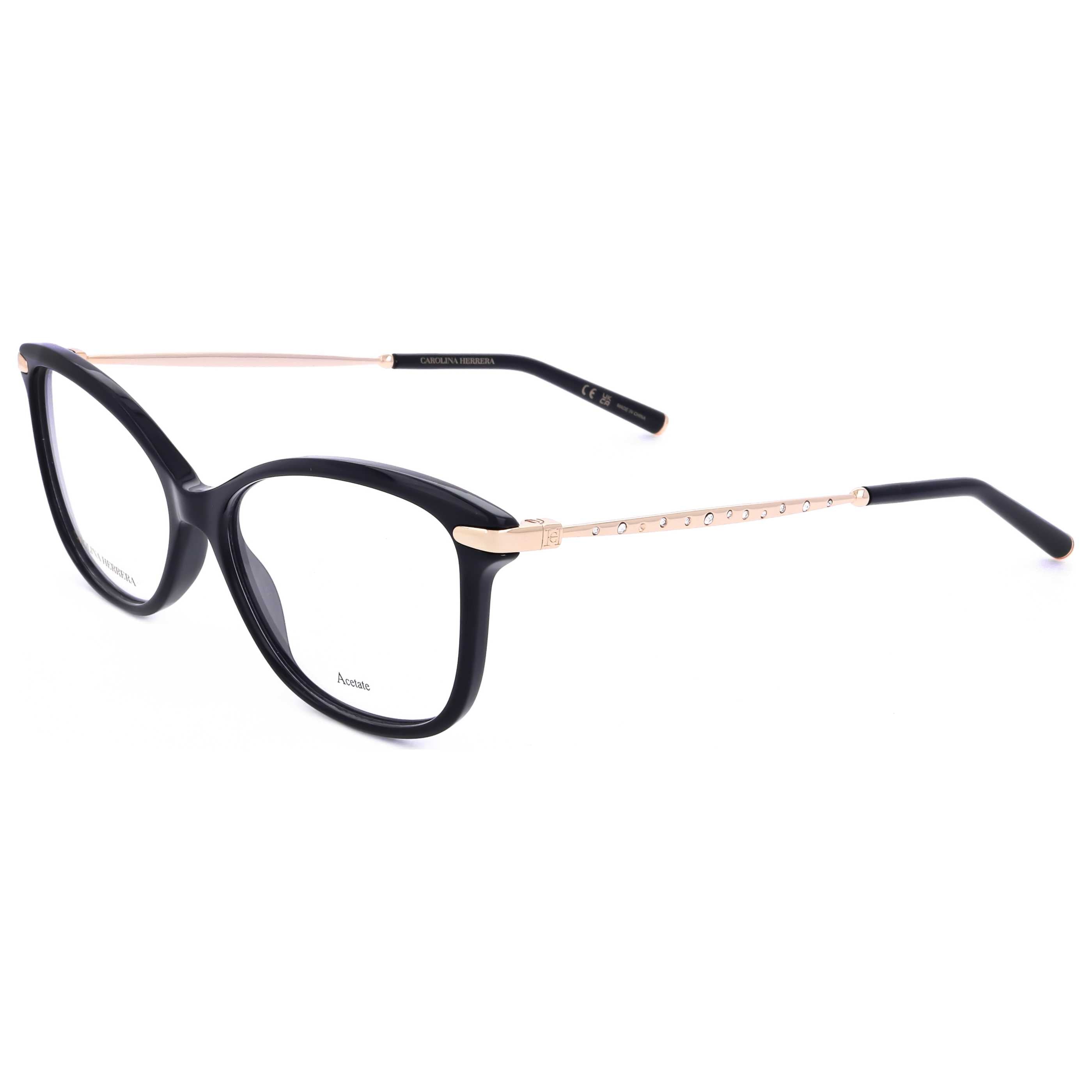 Gafas Oftálmicas Carolina Herrera Negro Rectangular HER0195-2M2-54