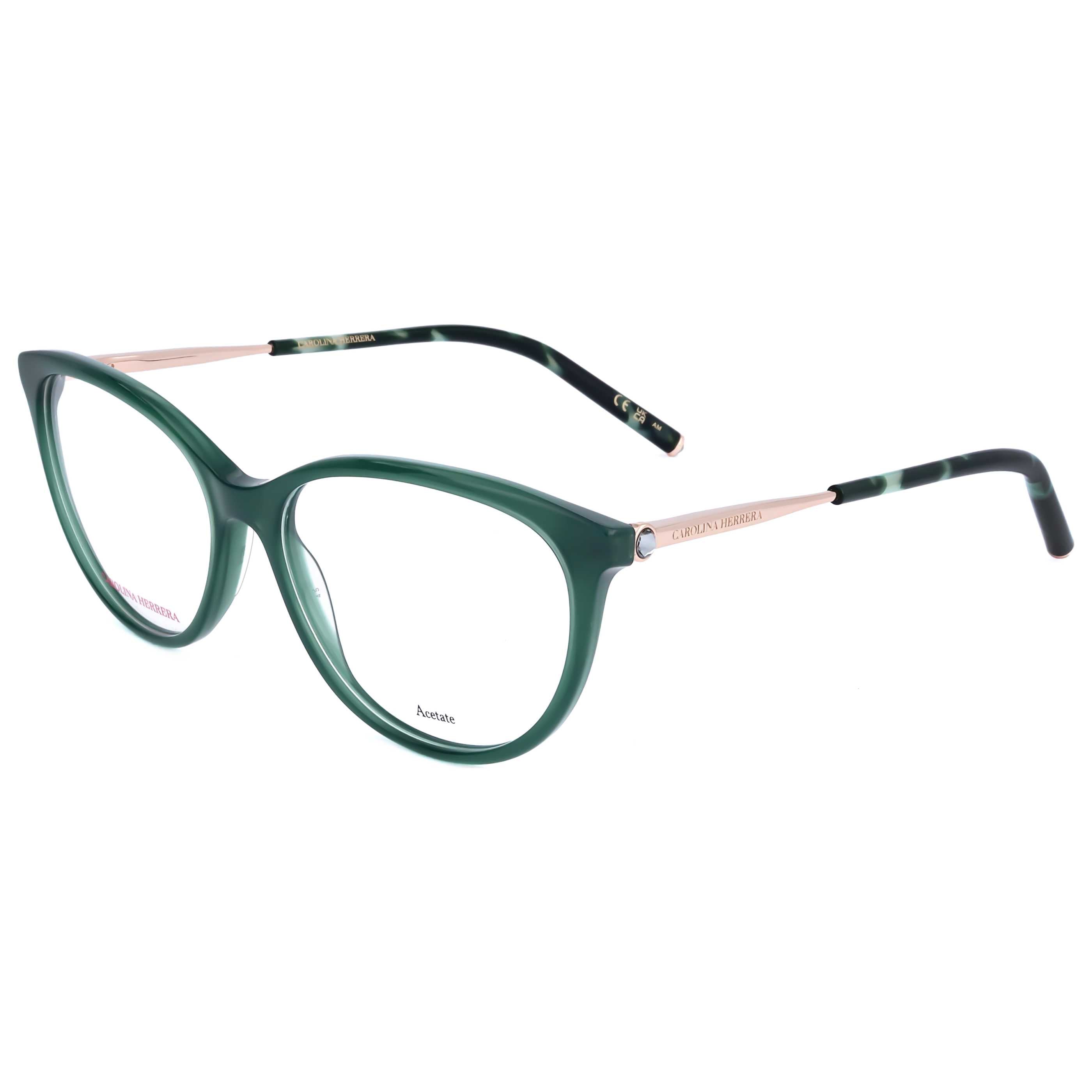Gafas Oftálmicas Carolina Herrera Verde Cat-Eye HER0196-1ED-55
