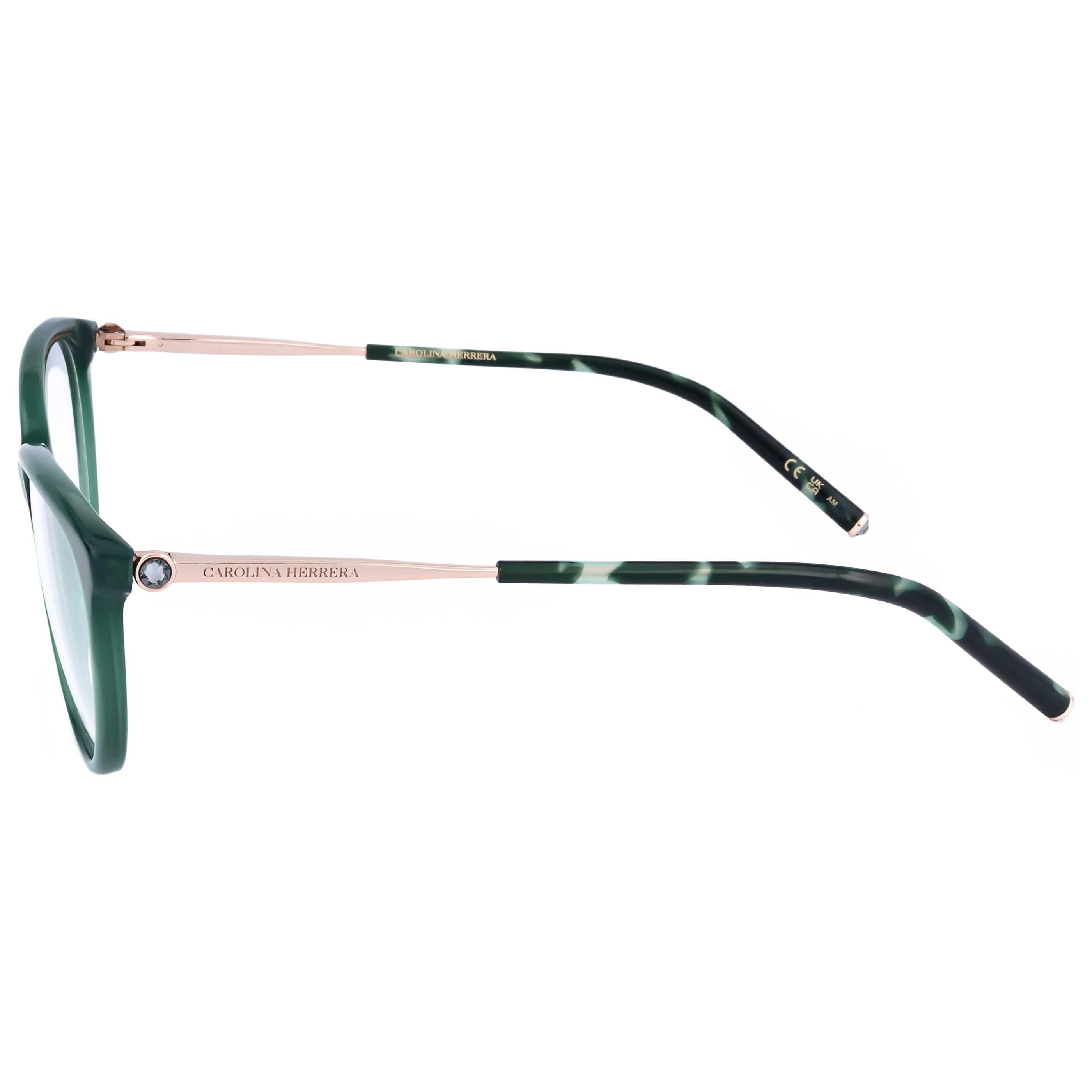 Gafas Oftálmicas Carolina Herrera Verde Cat-Eye HER0196-1ED-55