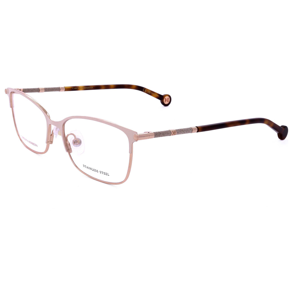 Gafas Oftálmicas Carolina Herrera Dorado Rectangular HER0200-EYR-54