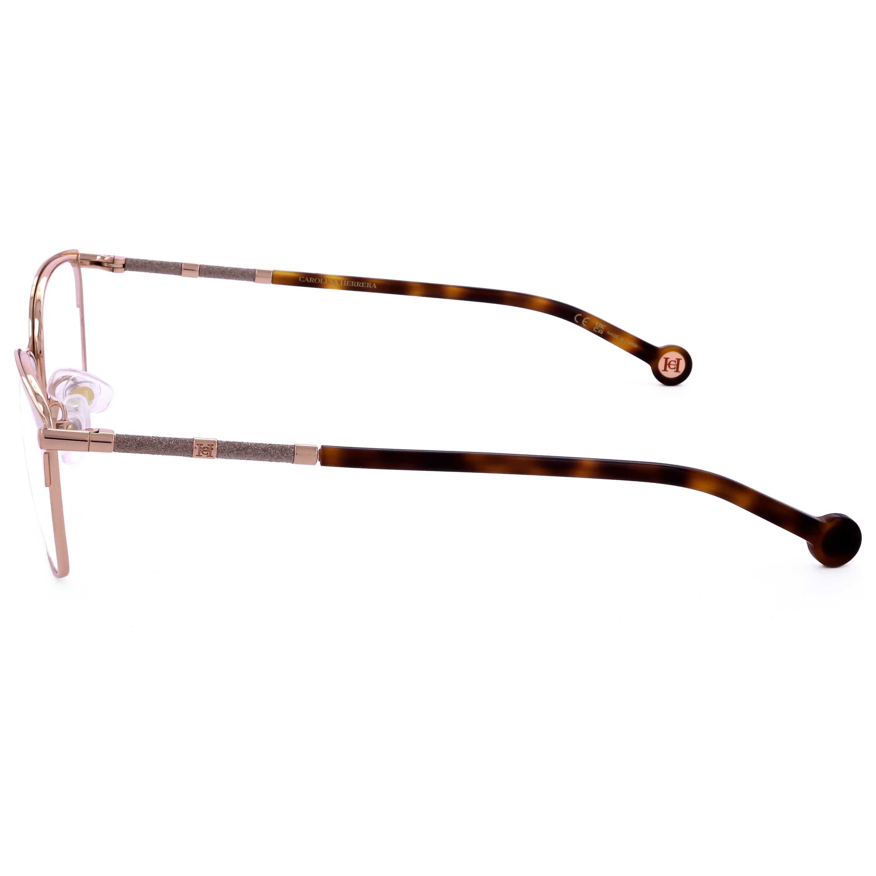 Gafas Oftálmicas Carolina Herrera Dorado Rectangular HER0200-EYR-54