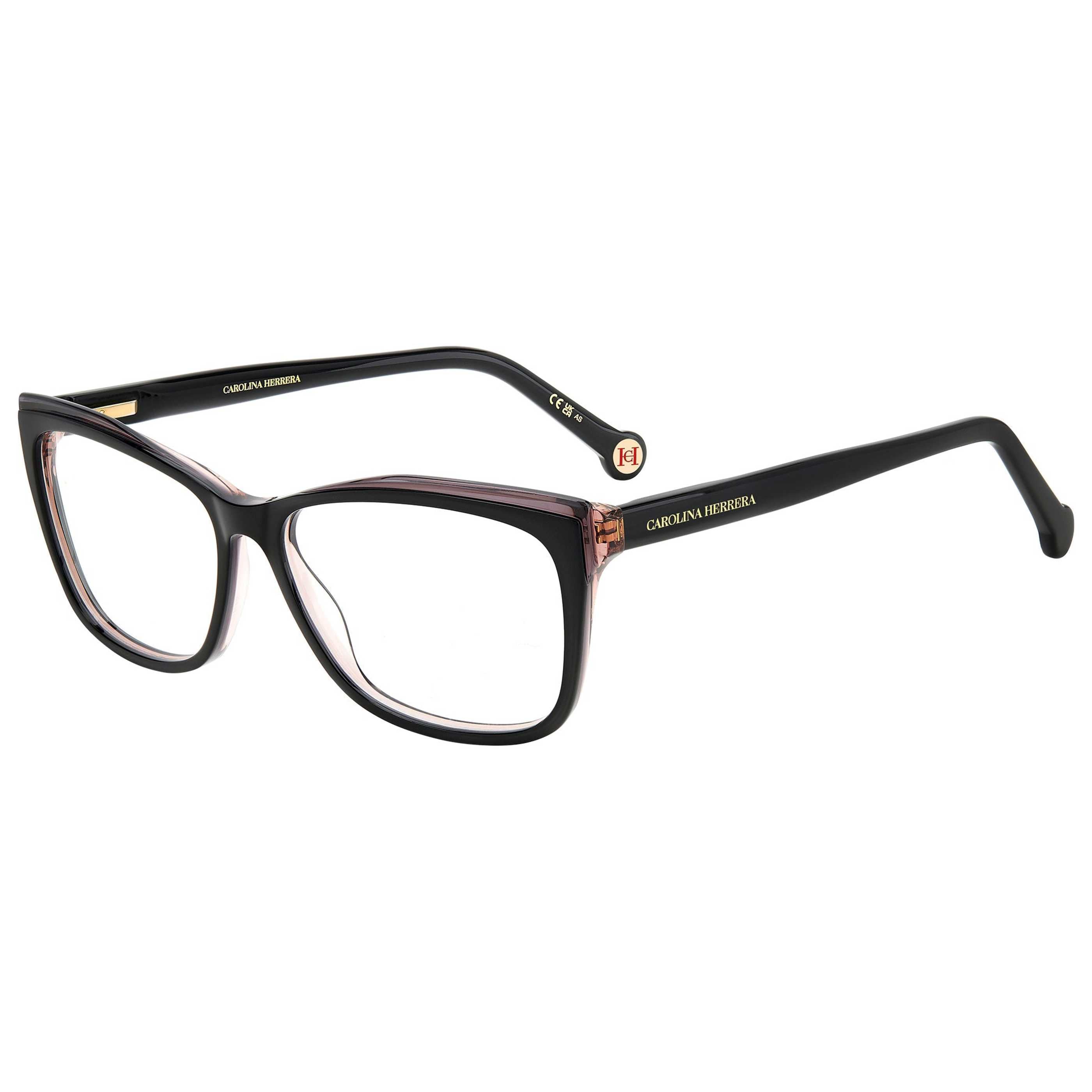 Gafas Oftálmicas Carolina Herrera Negro Rectangular HER0208-KDX-53