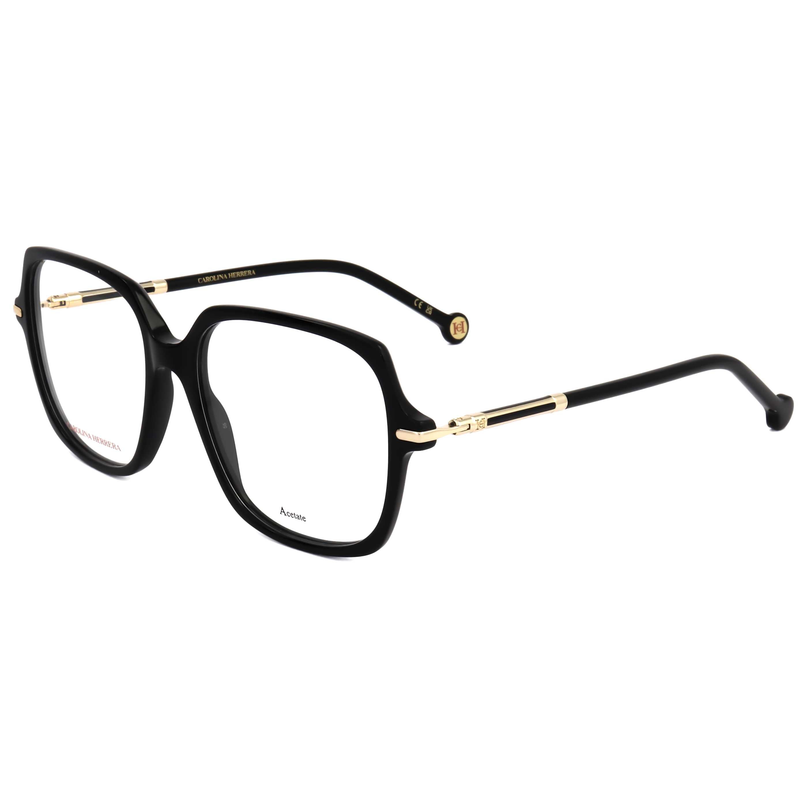 Gafas Oftálmicas Carolina Herrera Negro Cuadrada HER0233-807-54