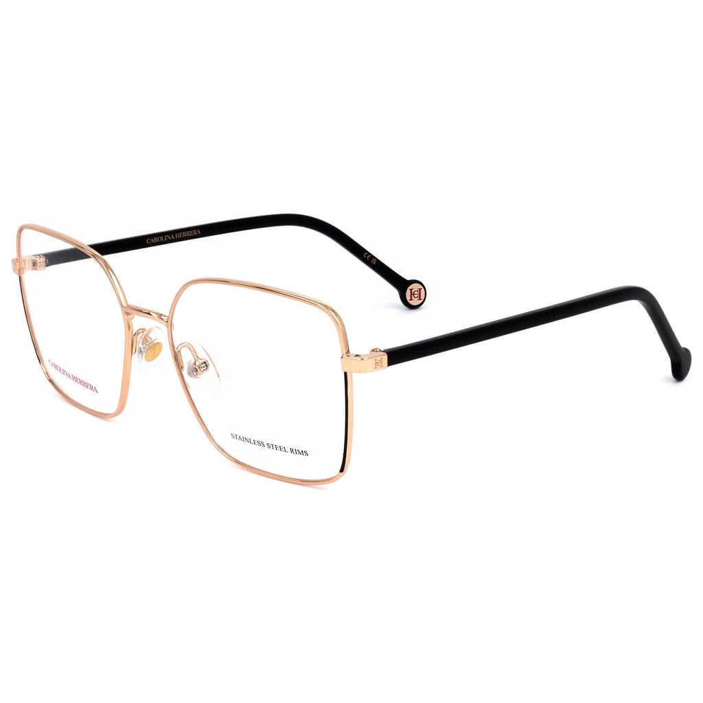 Gafas Oftálmicas Carolina Herrera Dorado Cuadrada HER0248-RHL-53