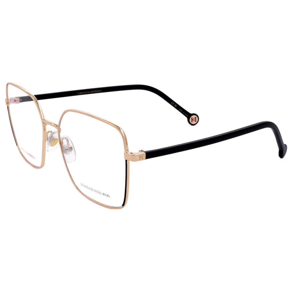 Gafas Oftálmicas Carolina Herrera Dorado Cuadrada HER0248-RHL-55