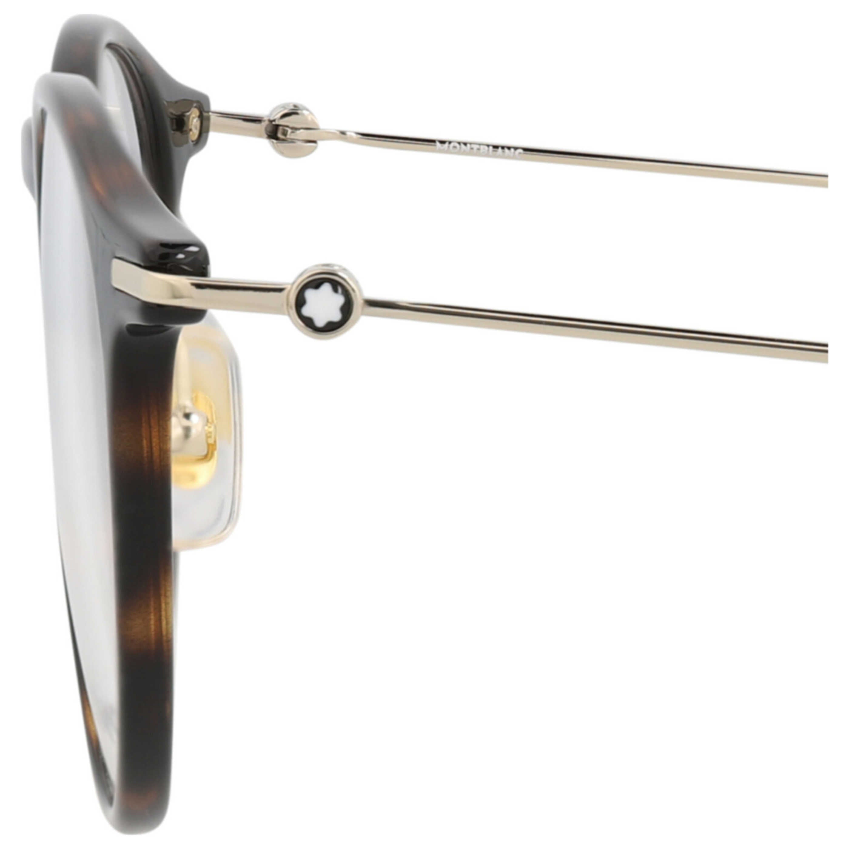 Gafas Oftálmicas Mont Blanc Marrón Redonda MB0099O-30008650-007