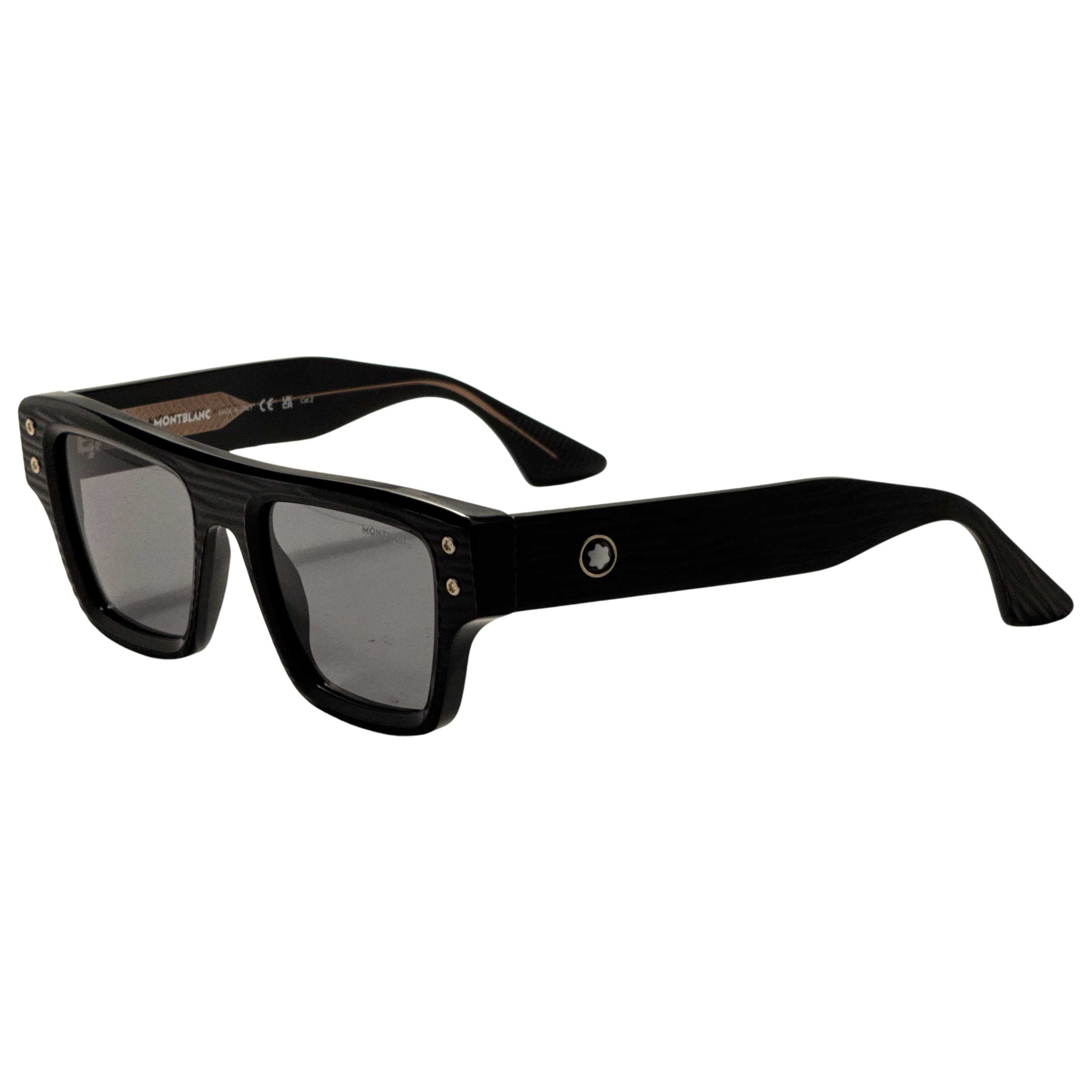 Gafas de Sol Mont Blanc Negro Cuadrada MB0253S-011