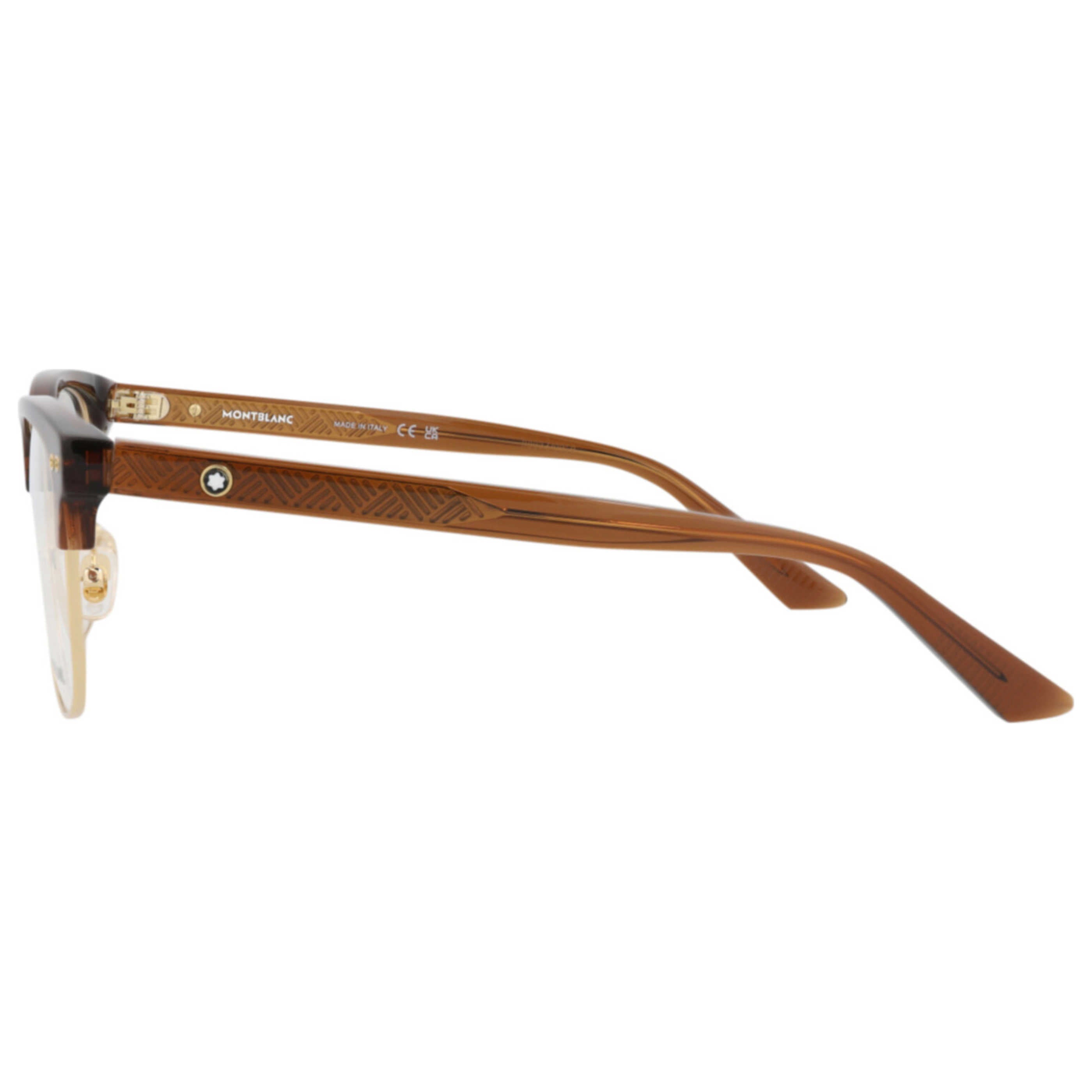Gafas Oftálmicas Mont Blanc Marrón Cuadrada MB0259OK-30014170-007