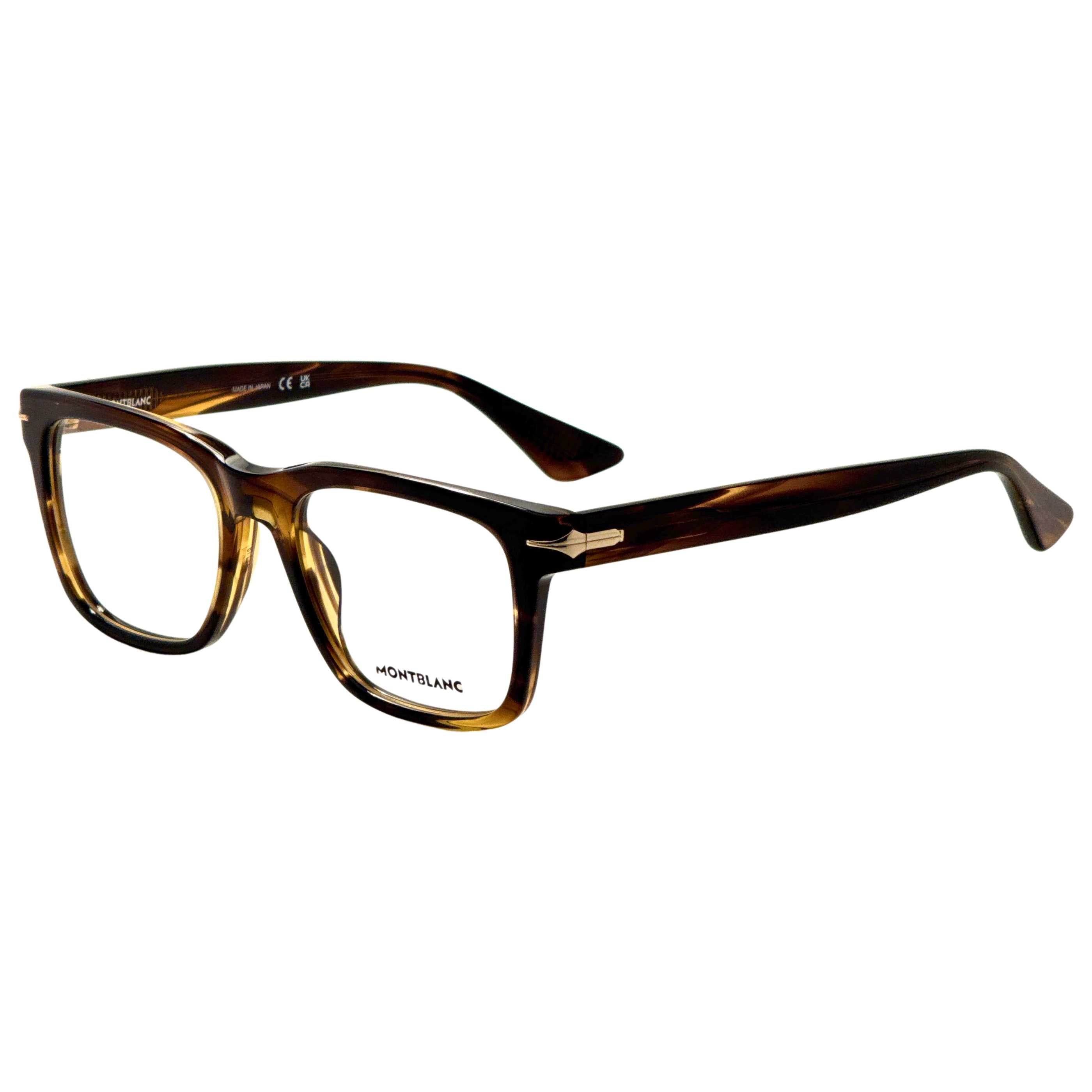 Gafas Oftálmicas Mont Blanc Marrón Cuadrada MB0266O-010-54