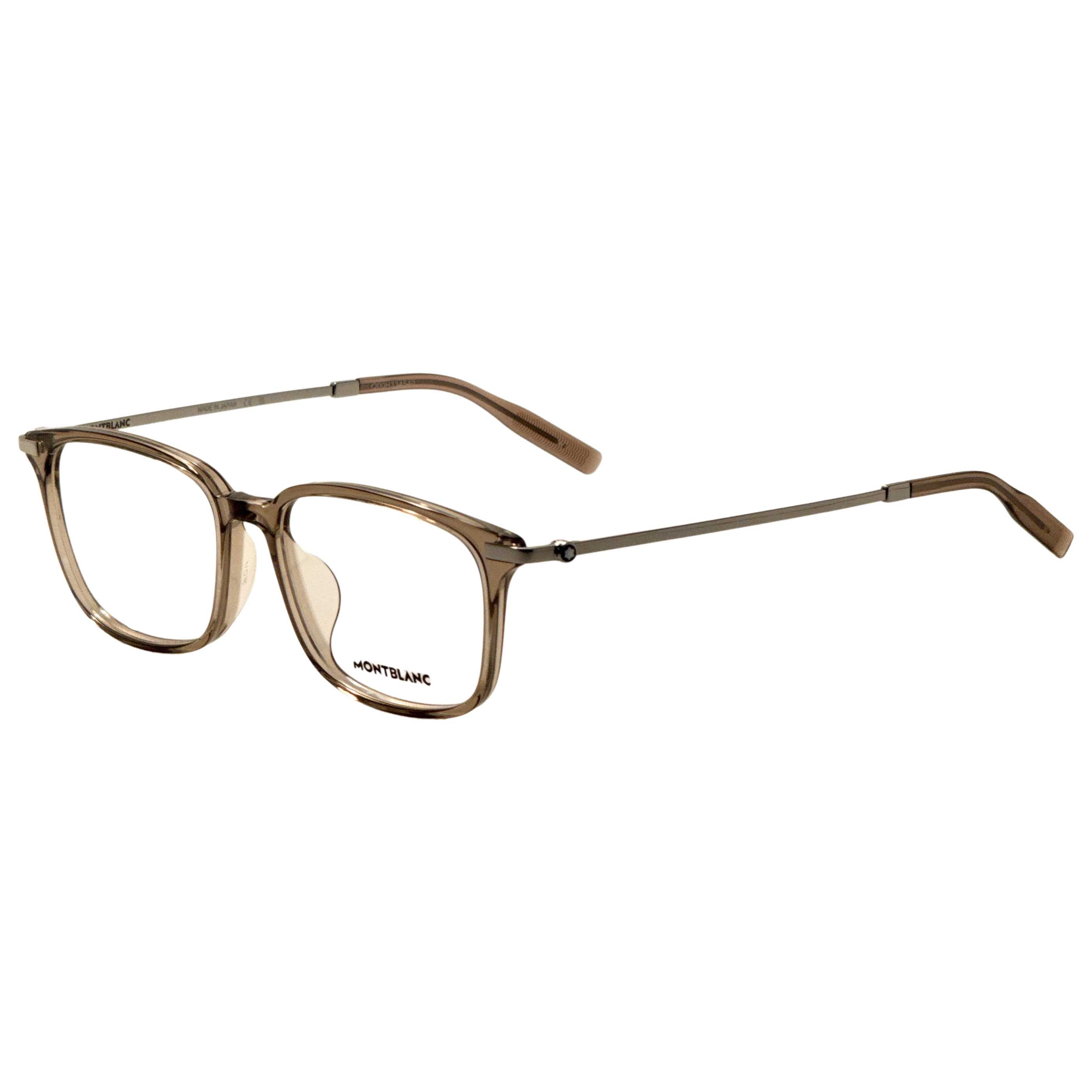 Gafas Oftálmicas Mont Blanc Marrón Cuadrada MB0315OA-008-56