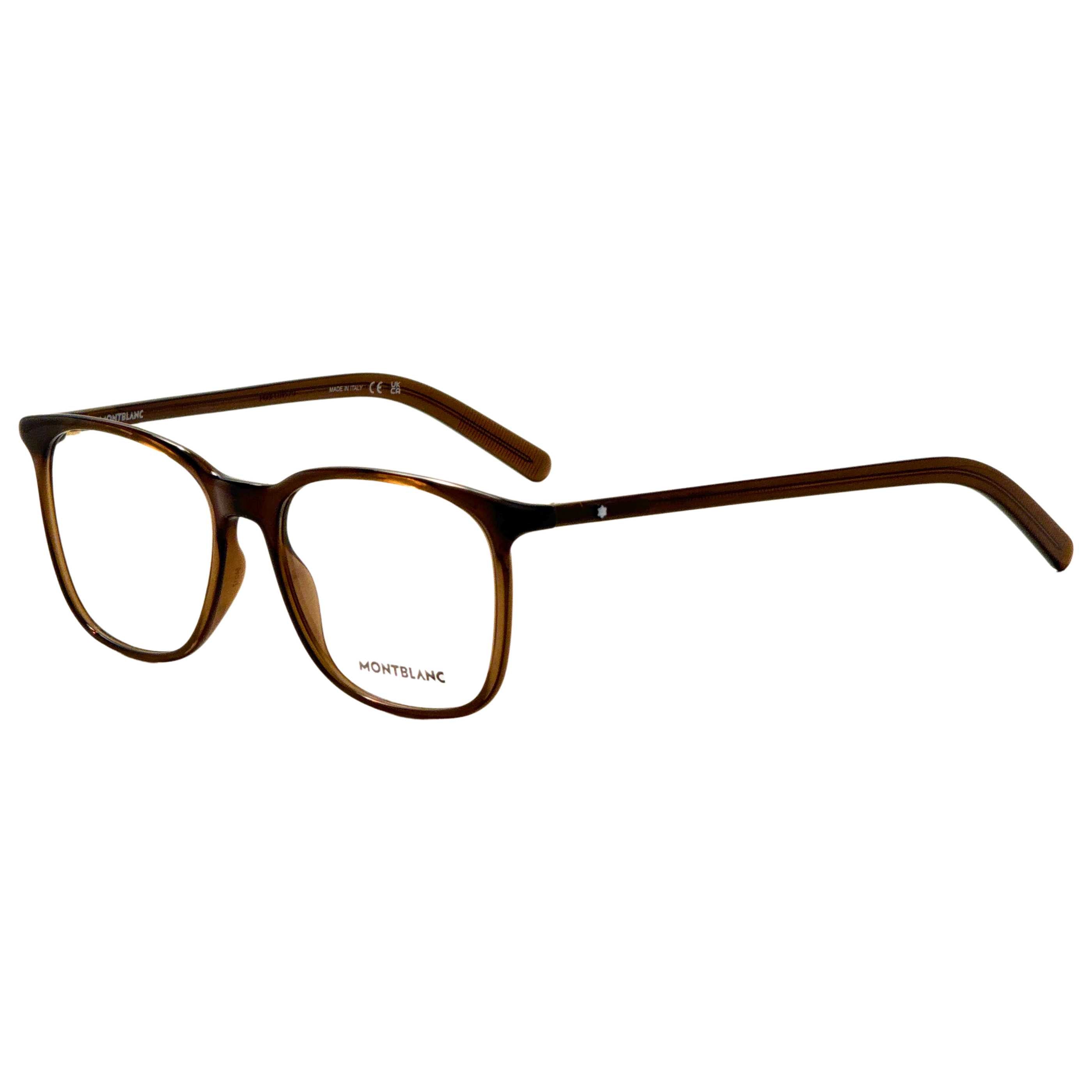 Gafas Oftálmicas Mont Blanc Marrón Cuadrada MB0327O-003-54