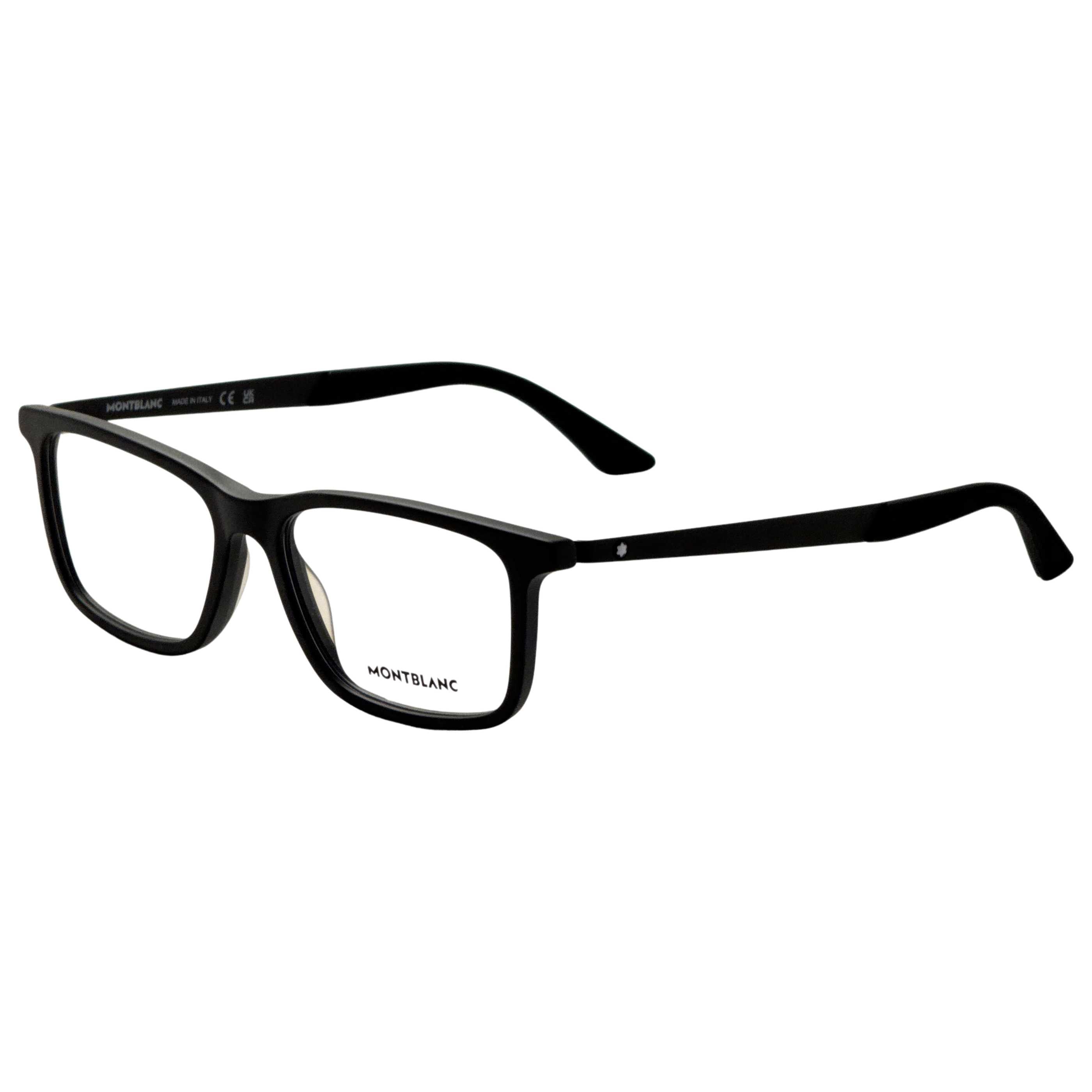 Gafas Oftálmicas Mont Blanc Negro Cuadrada MB0333O-001-55