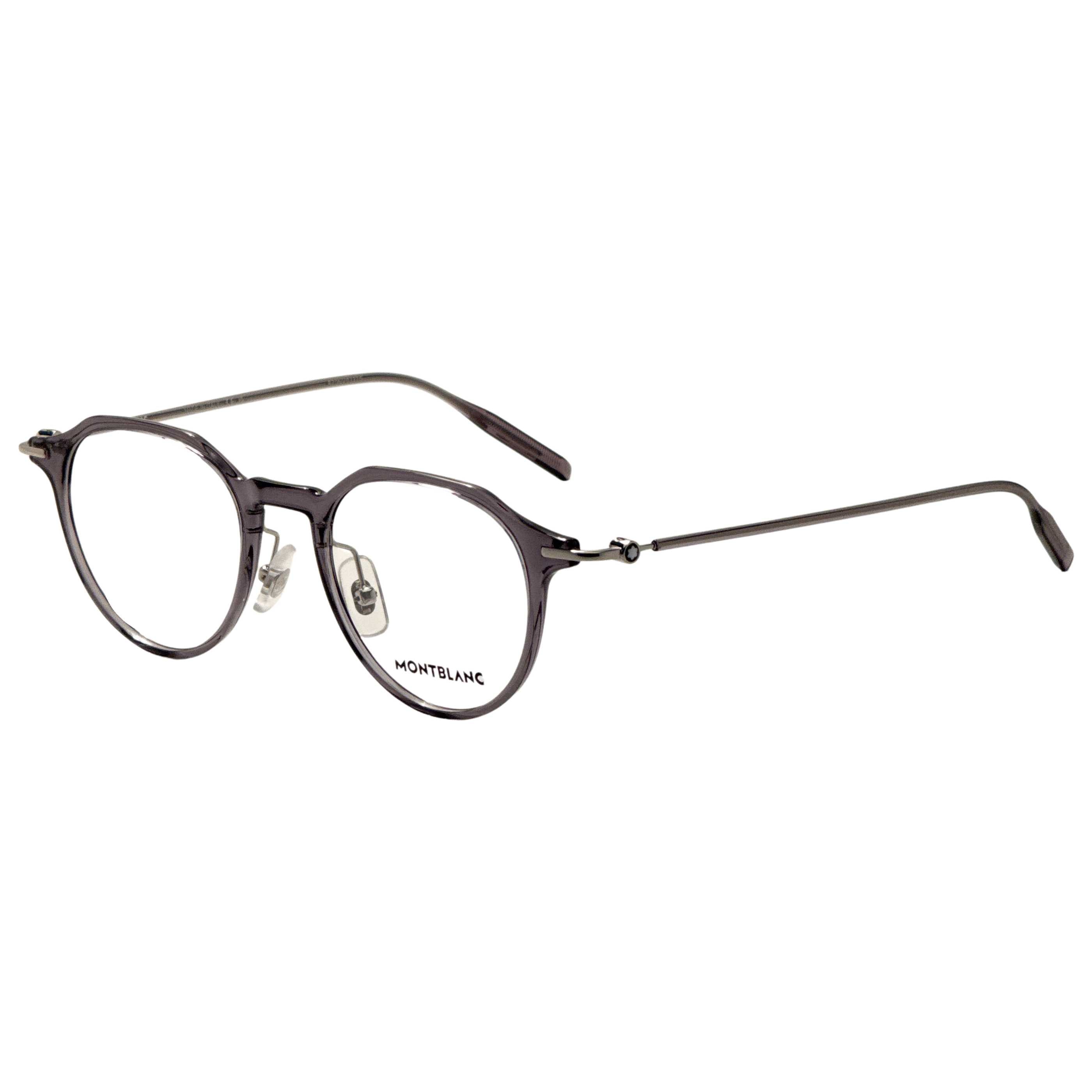 Gafas Oftálmicas Mont Blanc Negro Redonda MB0355O-003-49