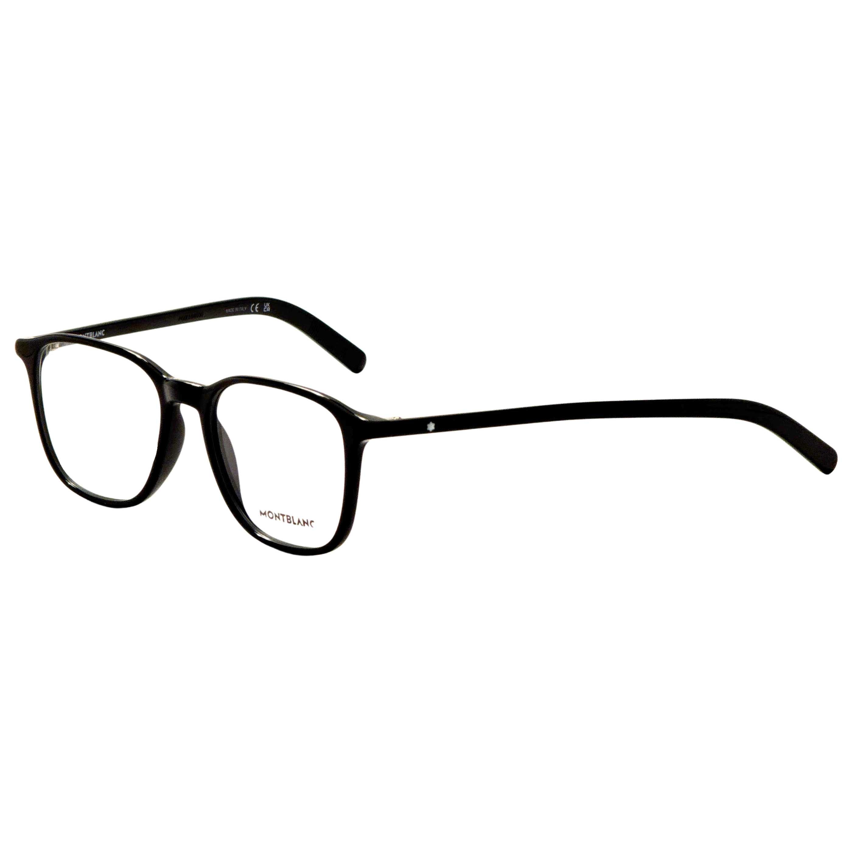Gafas Oftálmicas Mont Blanc Negro Cuadrada MB0386O-001-52