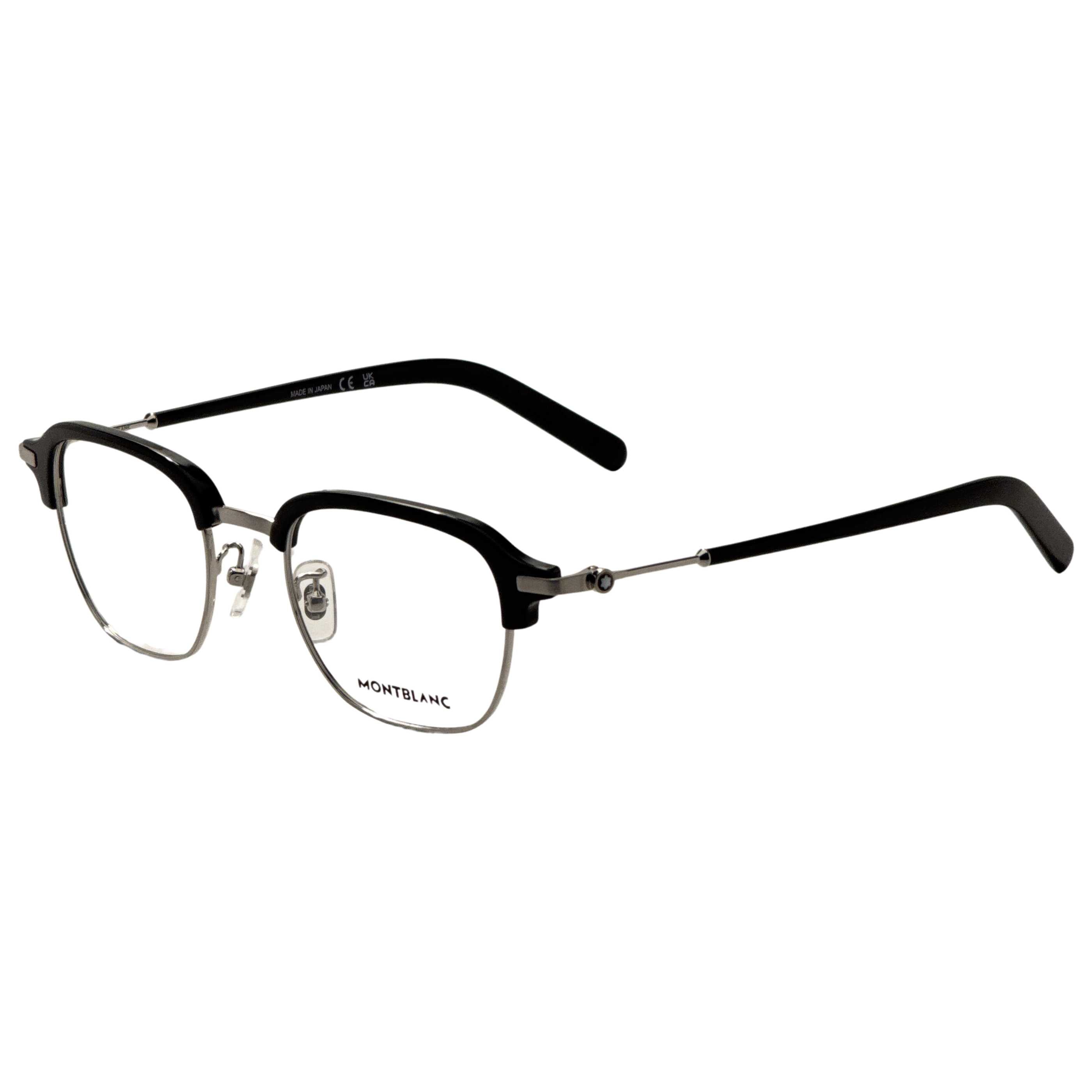 Gafas Oftálmicas Mont Blanc Plateado Cuadrada MB0390O-001-50