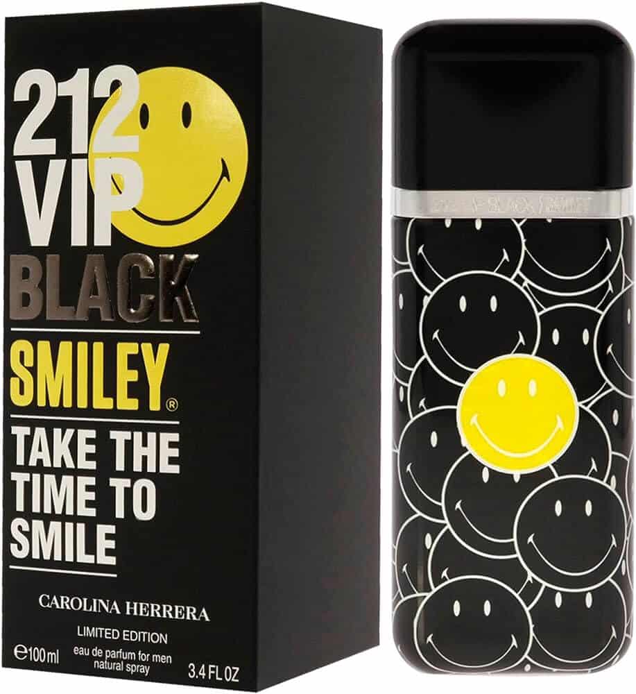 Perfume Carolina Herrera 212 VIP Smiley Black