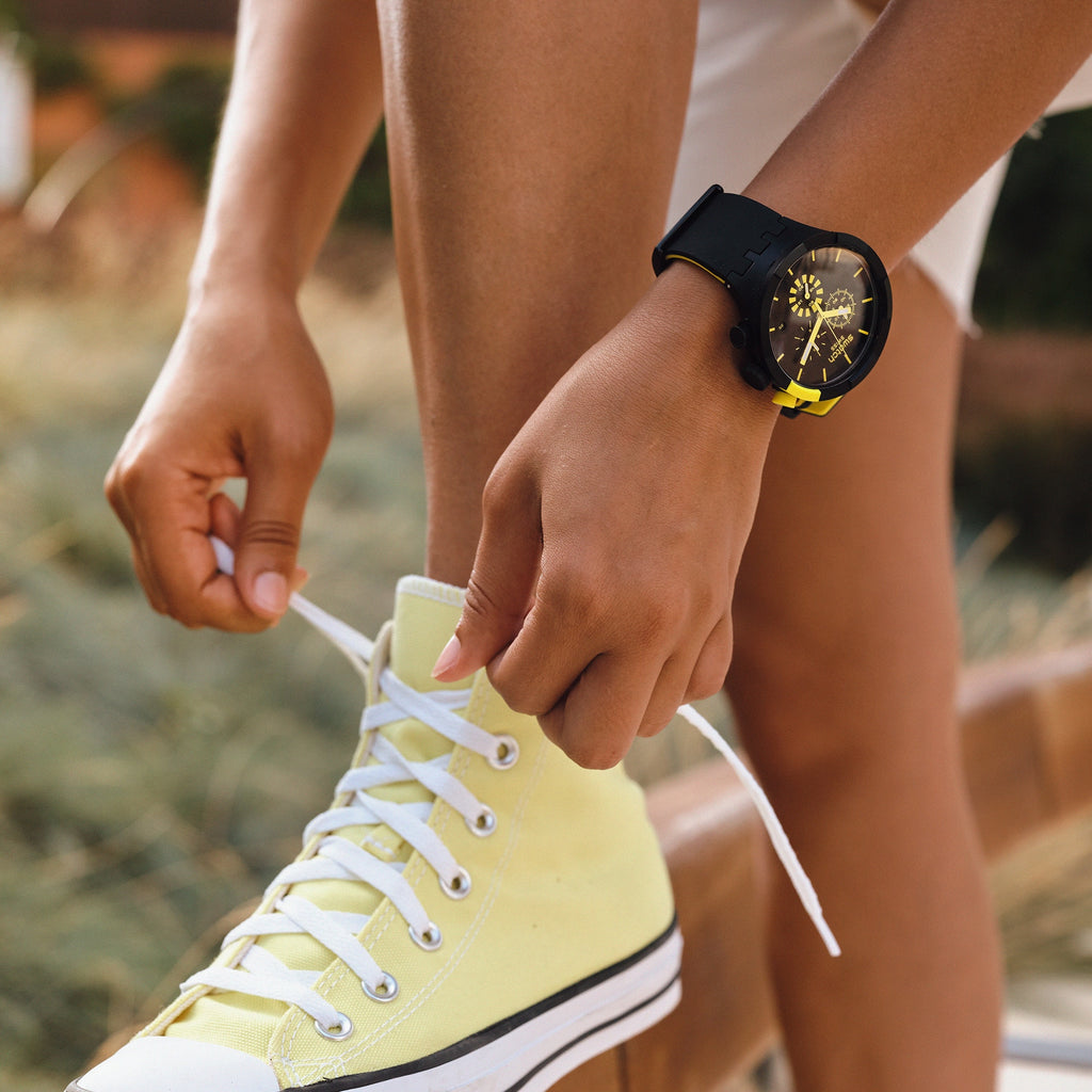 Reloj Swatch  CHECKPOINT YELLOW SB02B403