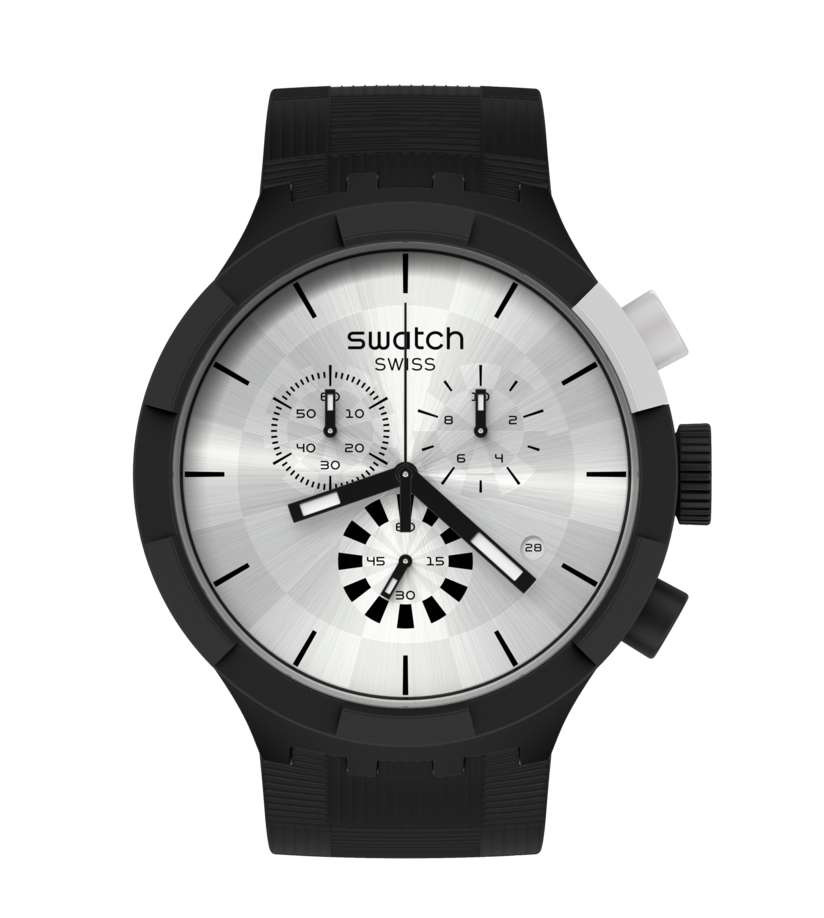 Reloj Swatch  CHEQUERED SILVER SB02B404