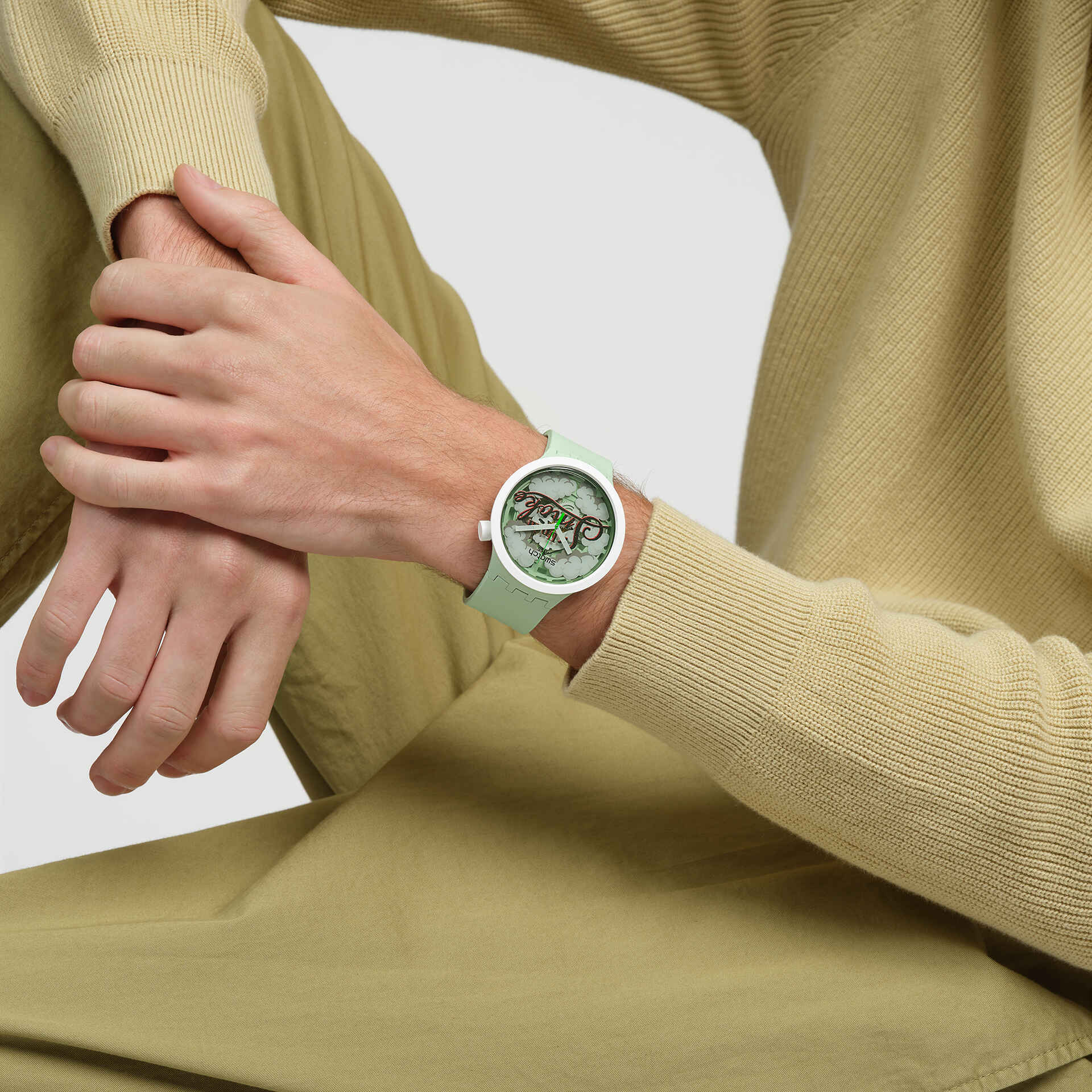 Reloj Swatch UP IN SMOKE SB03Z103