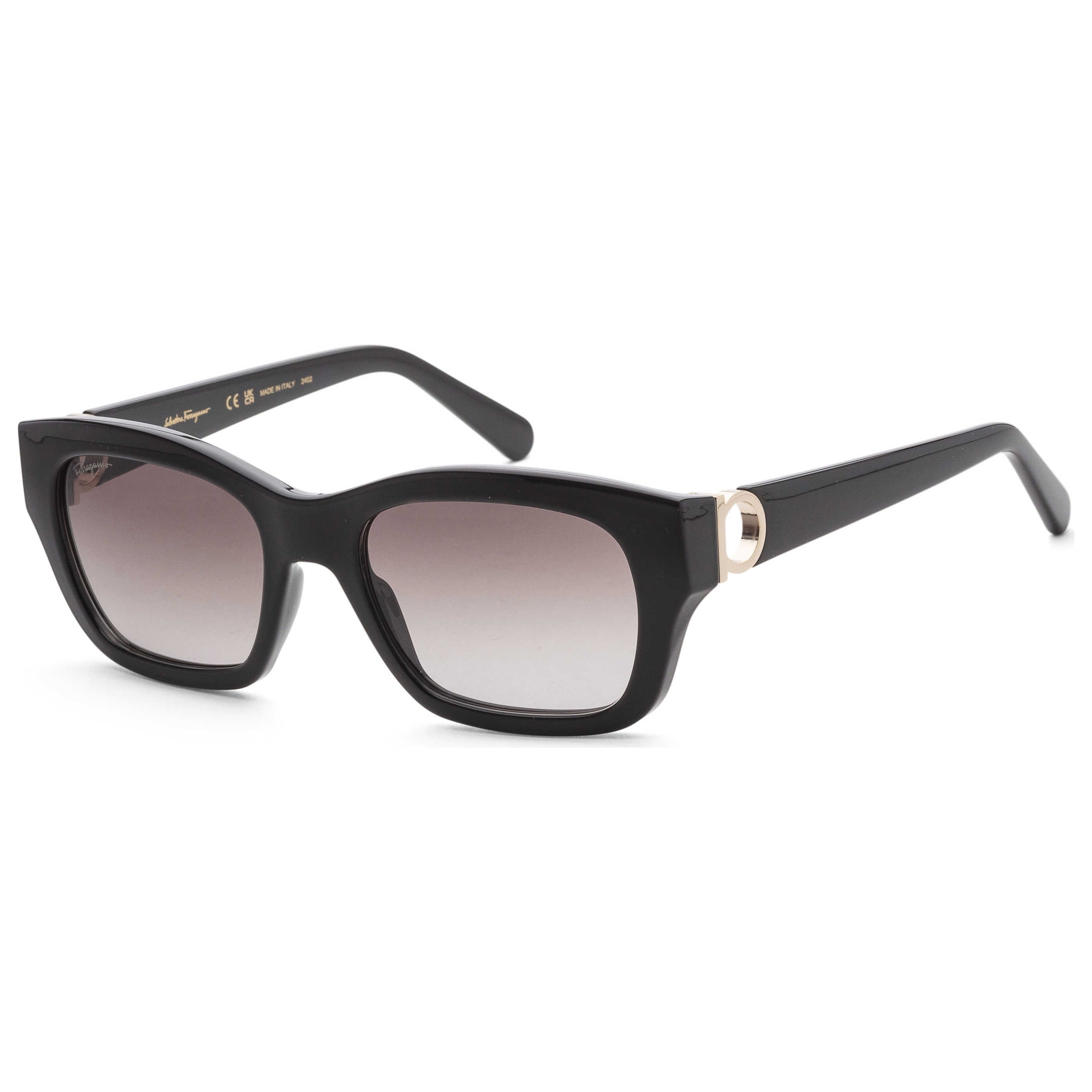 Gafas de Sol Salvatore Ferragamo Negro Rectangular SF1012S-001