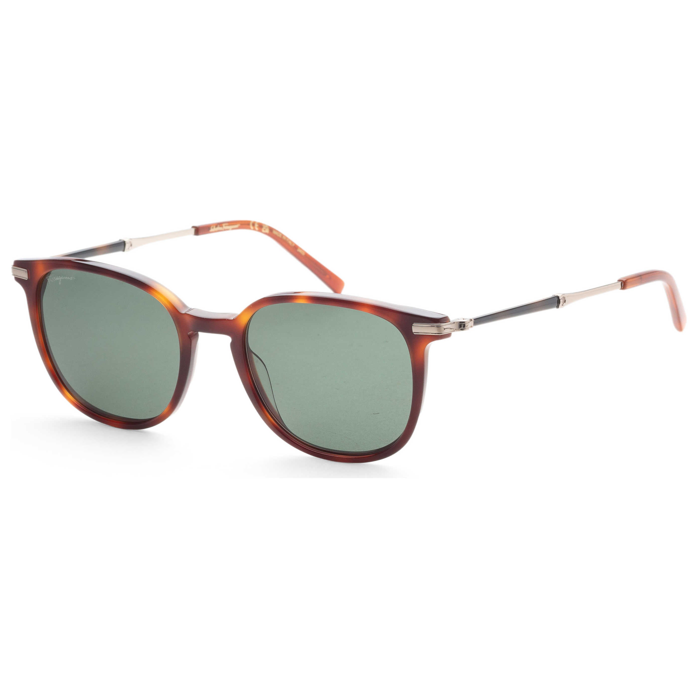 Gafas de Sol Salvatore Ferragamo Marrón Redonda SF1015S-214-52