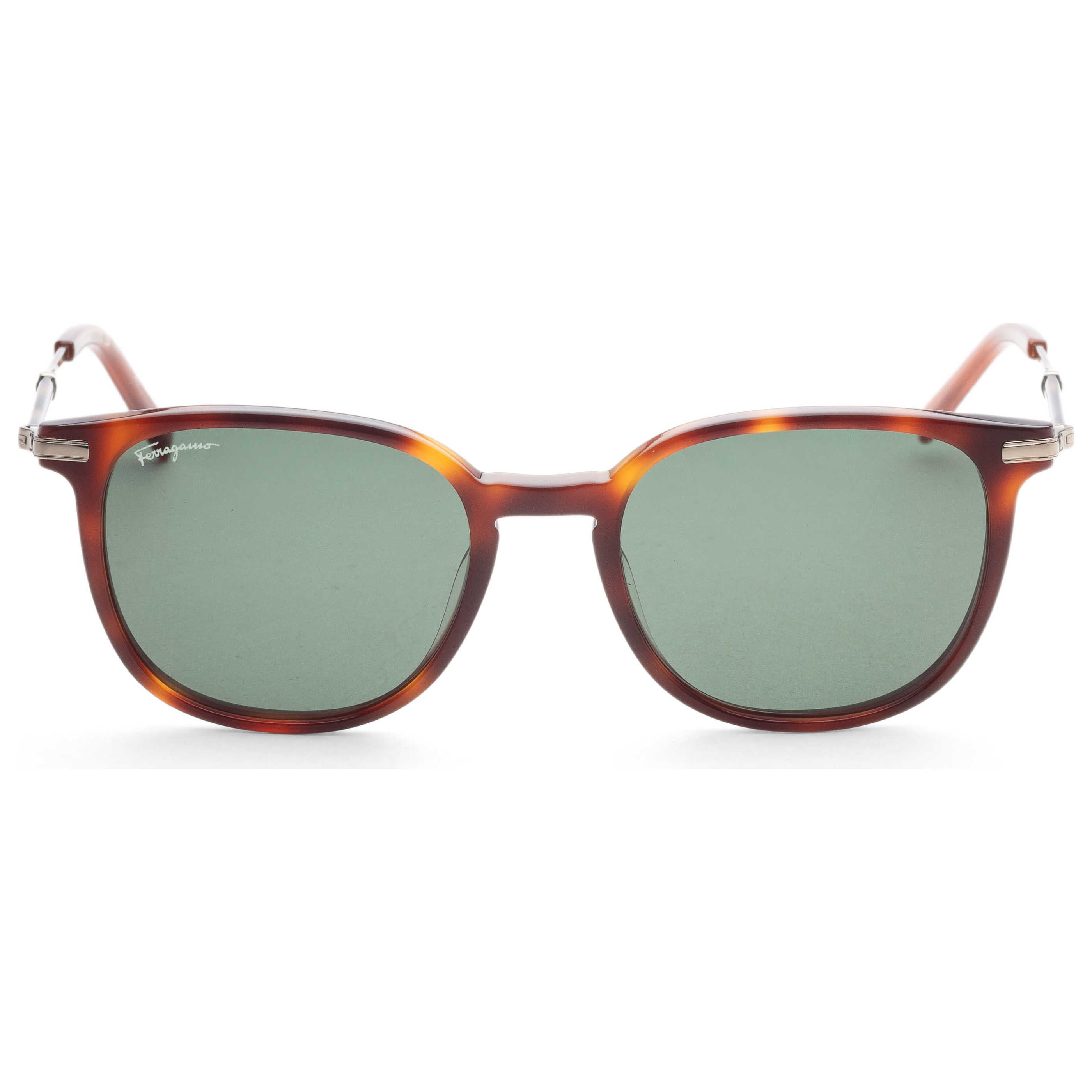 Gafas de Sol Salvatore Ferragamo Marrón Redonda SF1015S-214-52