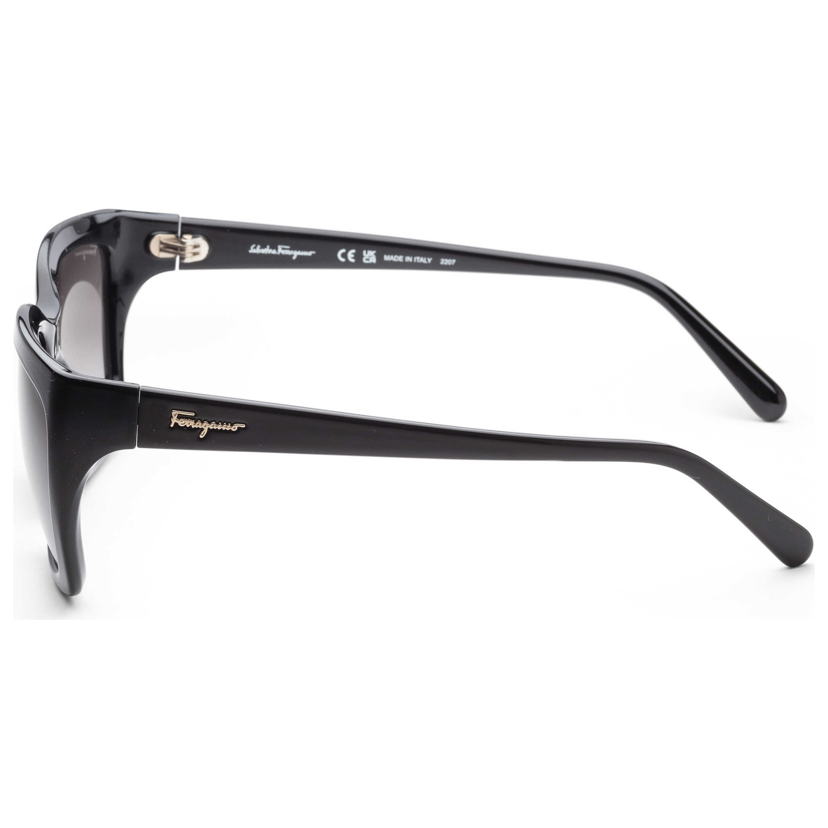 Gafas de Sol Salvatore Ferragamo Negro Rectangular SF1018S-001