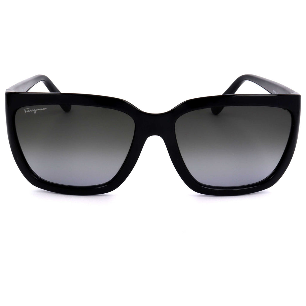 Gafas de Sol Salvatore Ferragamo Negro Rectangular SF1018S-001