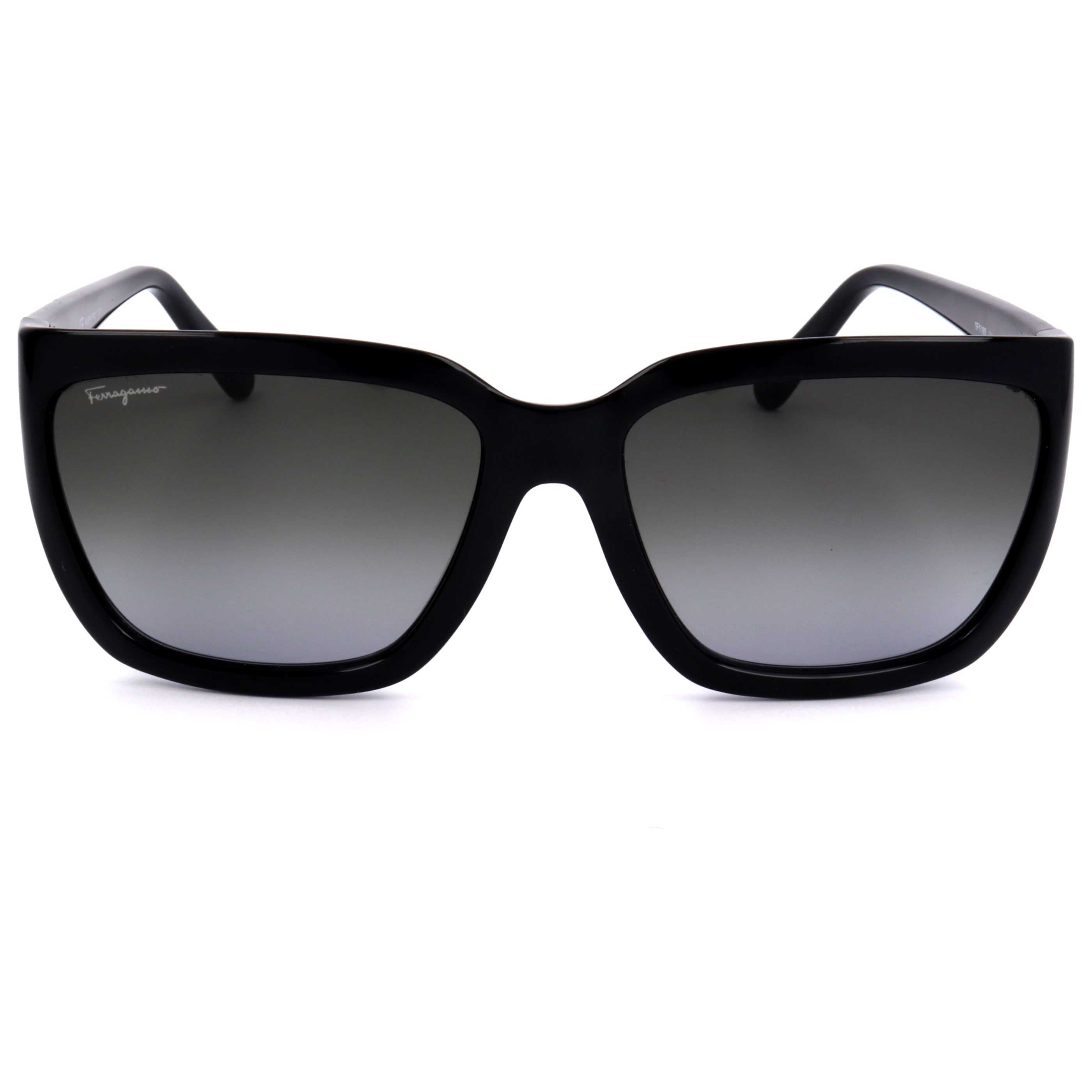 Gafas de Sol Salvatore Ferragamo Negro Rectangular SF1018S-001