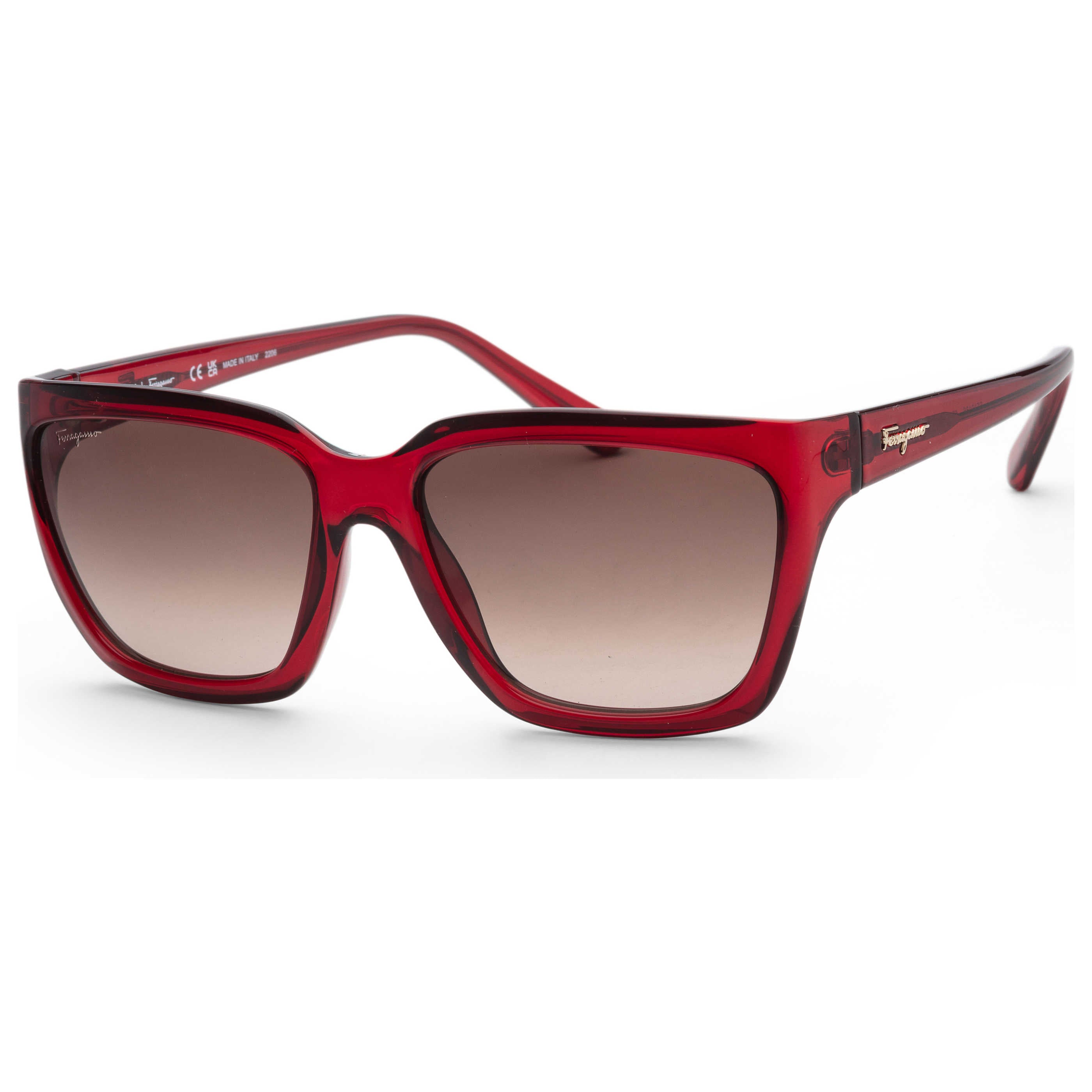 Gafas de Sol Salvatore Ferragamo Rojo Rectangular SF1018S-655