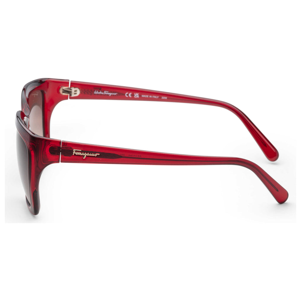 Gafas de Sol Salvatore Ferragamo Rojo Rectangular SF1018S-655