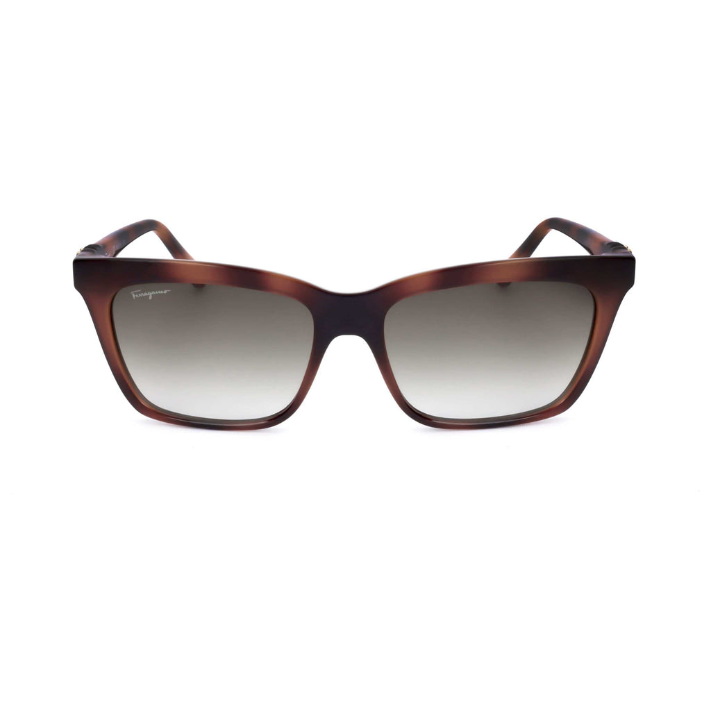Gafas de Sol Salvatore Ferragamo Marrón Cuadrada SF1027S-214