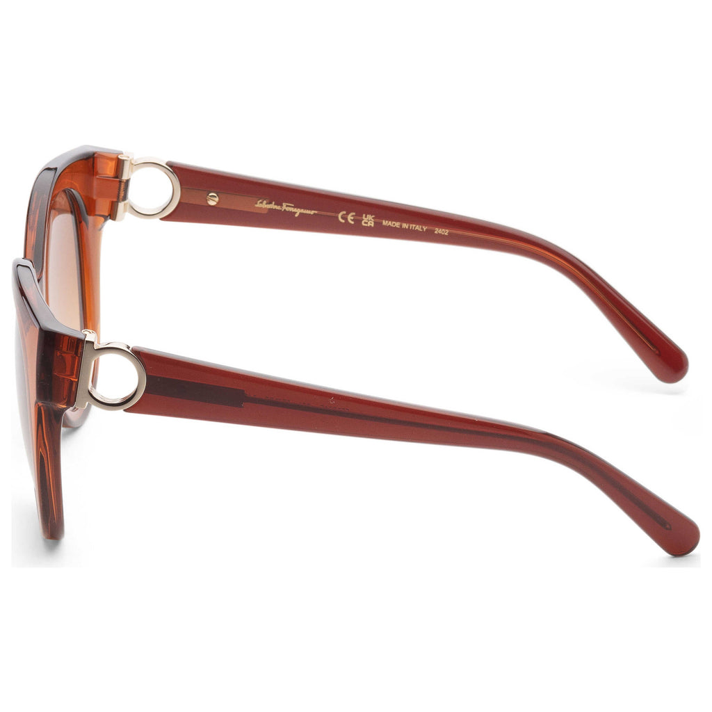 Gafas de Sol Salvatore Ferragamo Marrón Cuadrada SF1031S-261