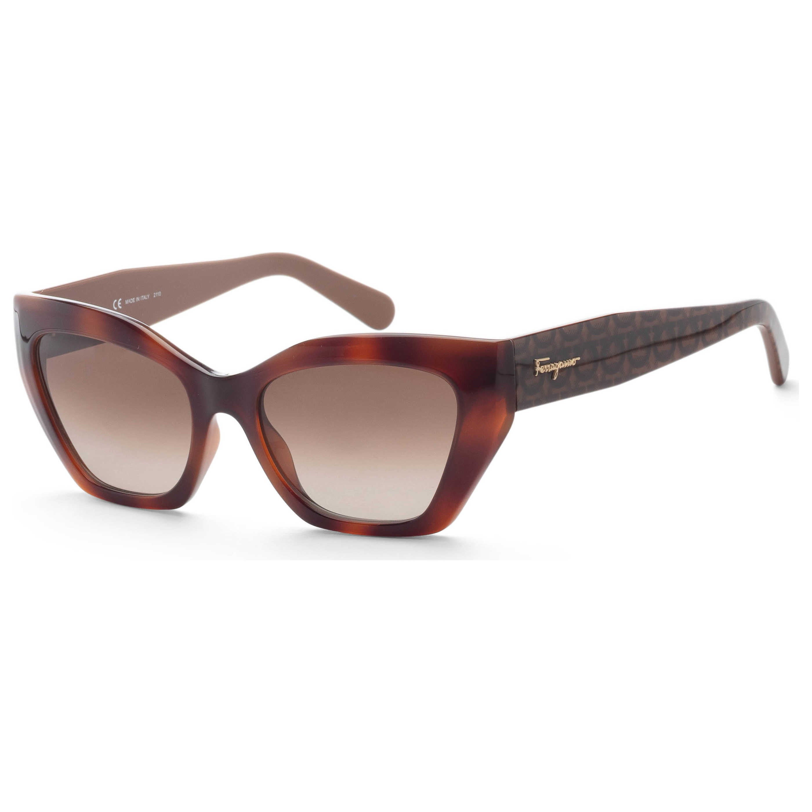 Gafas de Sol Salvatore Ferragamo Marrón Rectangular SF1043S-238-54