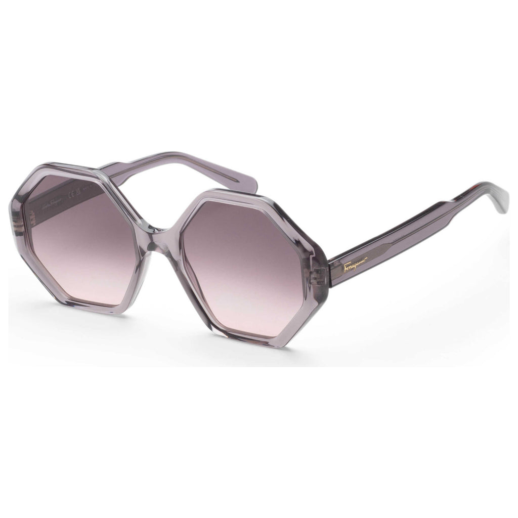 Gafas de Sol Salvatore Ferragamo Negro Geométrica SF1070S-057-55