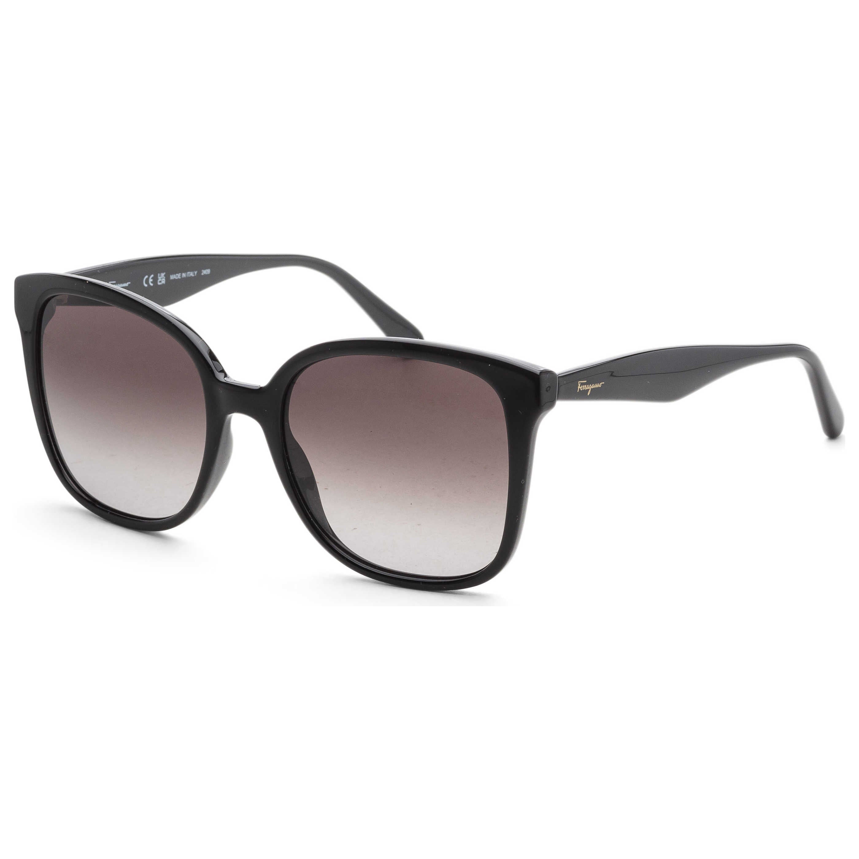 Gafas de Sol Salvatore Ferragamo Negro Rectangular SF1072S-001-56