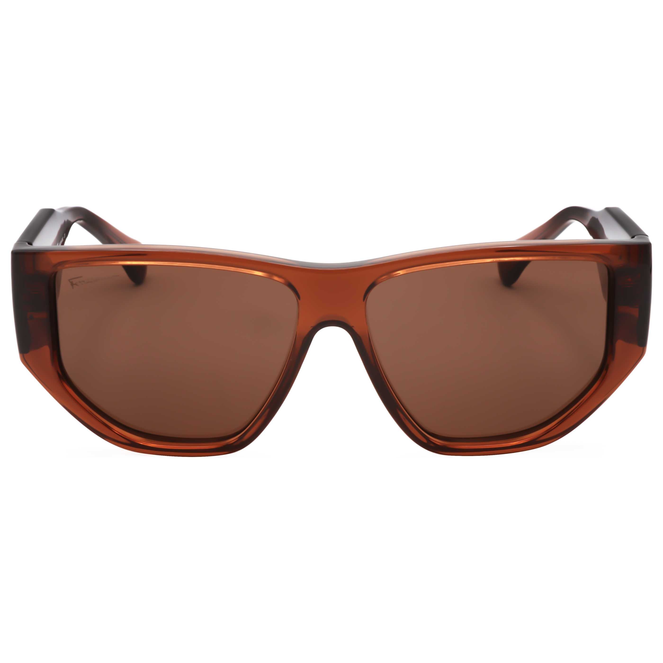 Gafas de Sol Salvatore Ferragamo Marrón Escudo SF1077S-232-56