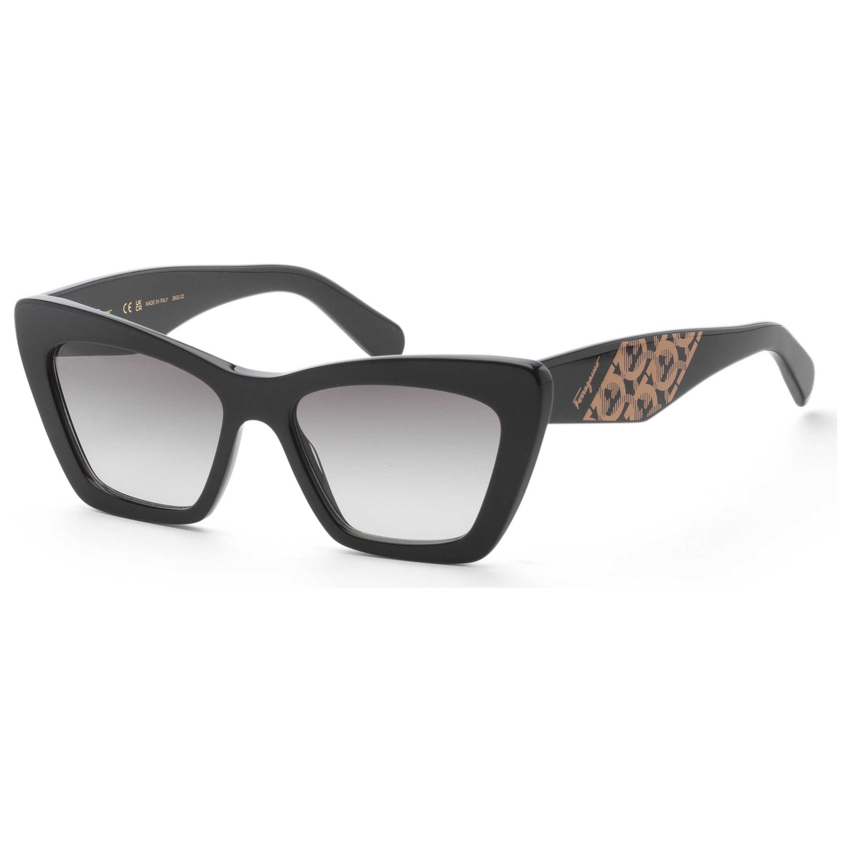 Gafas de Sol Salvatore Ferragamo Negro Cat-Eye SF1081SCP-001-55