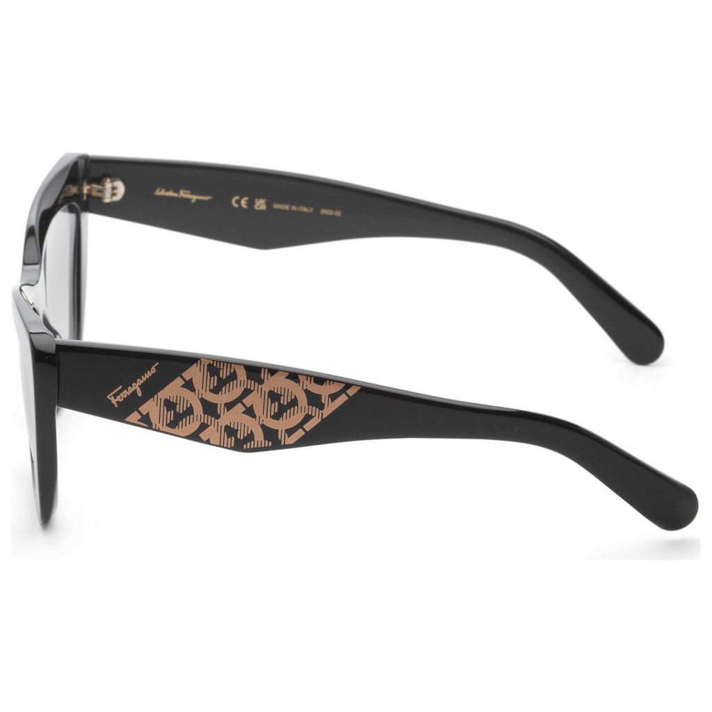Gafas de Sol Salvatore Ferragamo Negro Cat-Eye SF1081SCP-001-55
