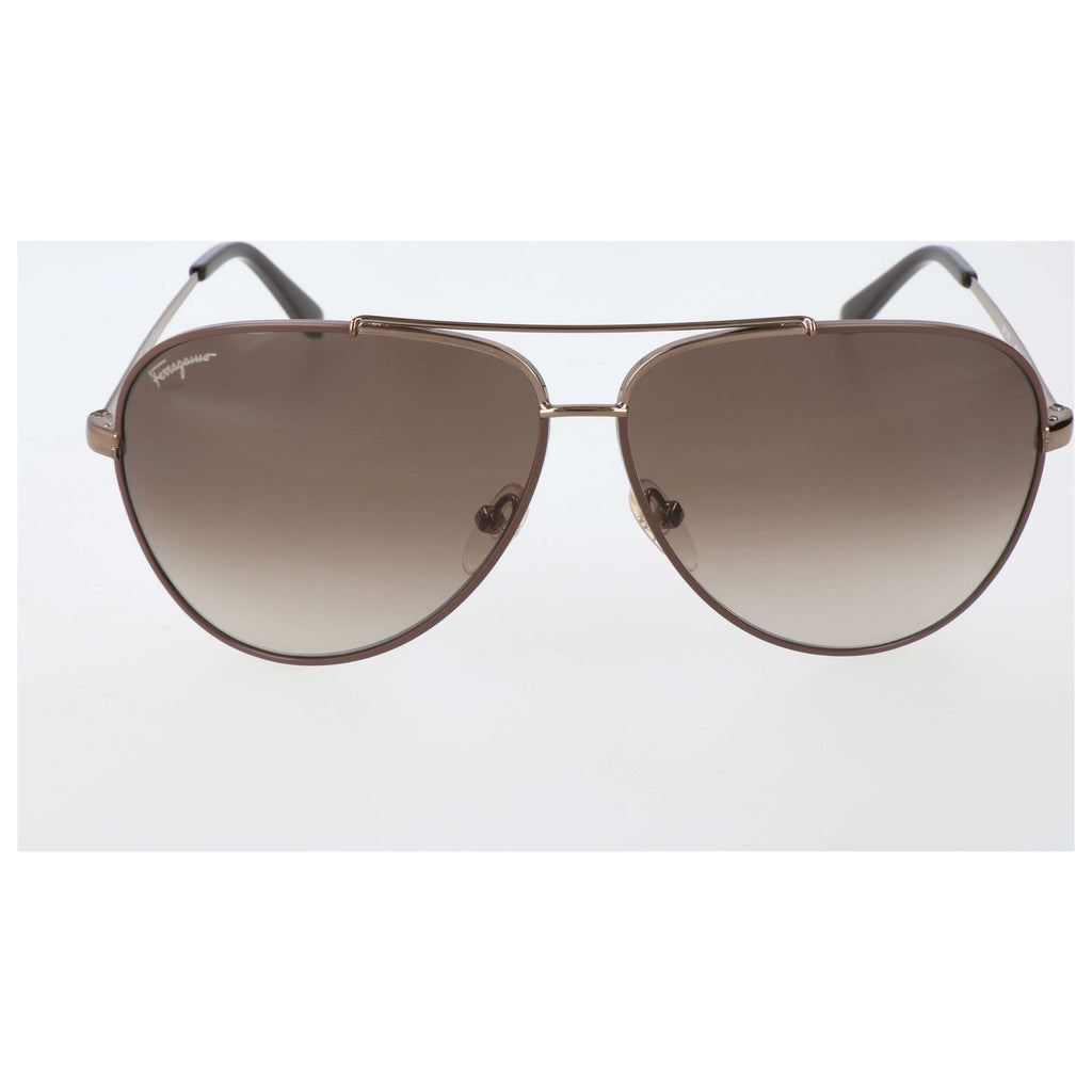 Gafas de Sol Salvatore Ferragamo Marrón Aviador SF131S-211
